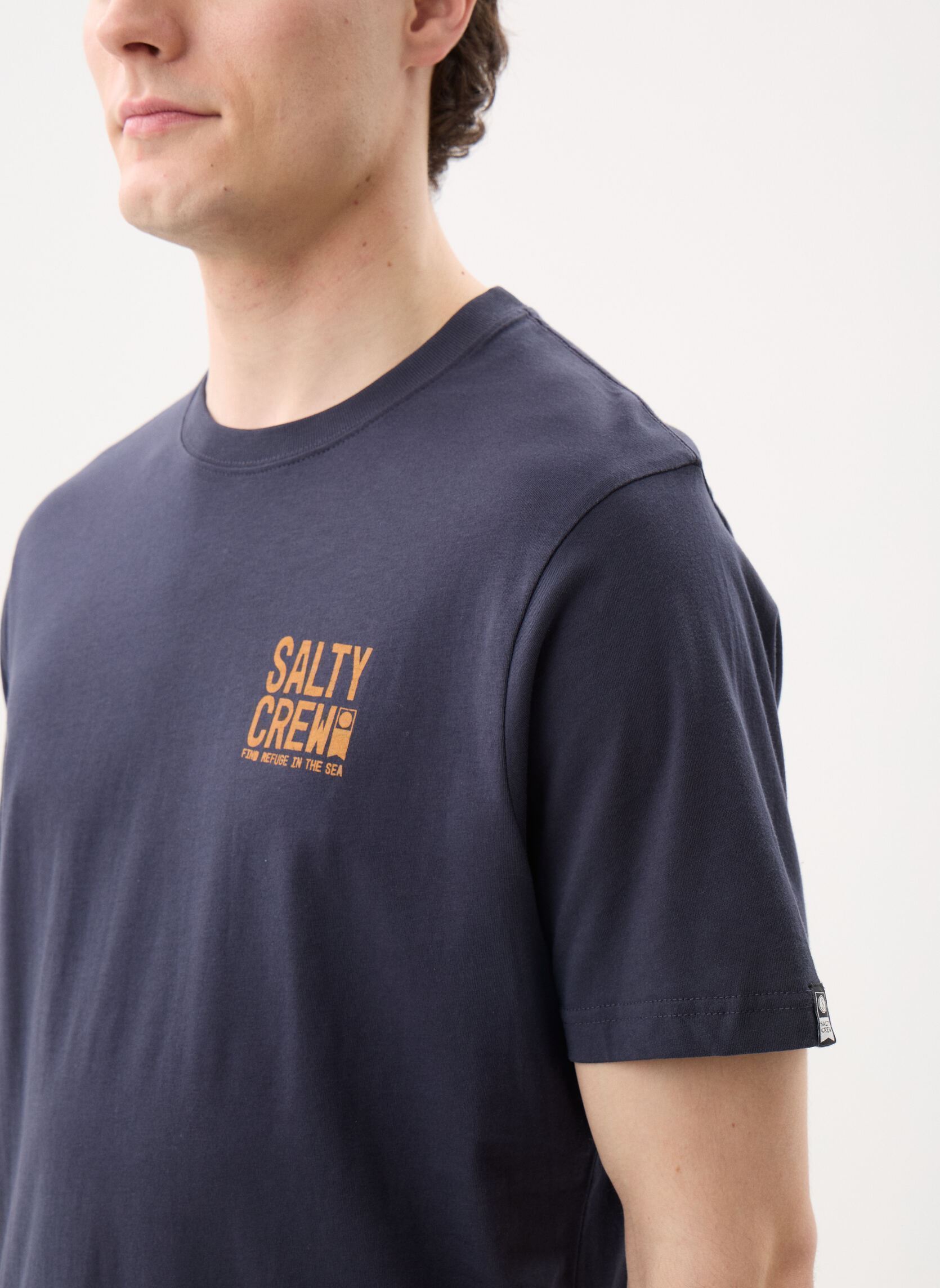 Tee-shirts Tried And True Ss Tee homme bleu Salty Crew Tee-shirts Tried And True Ss Tee homme bleu NAVY
