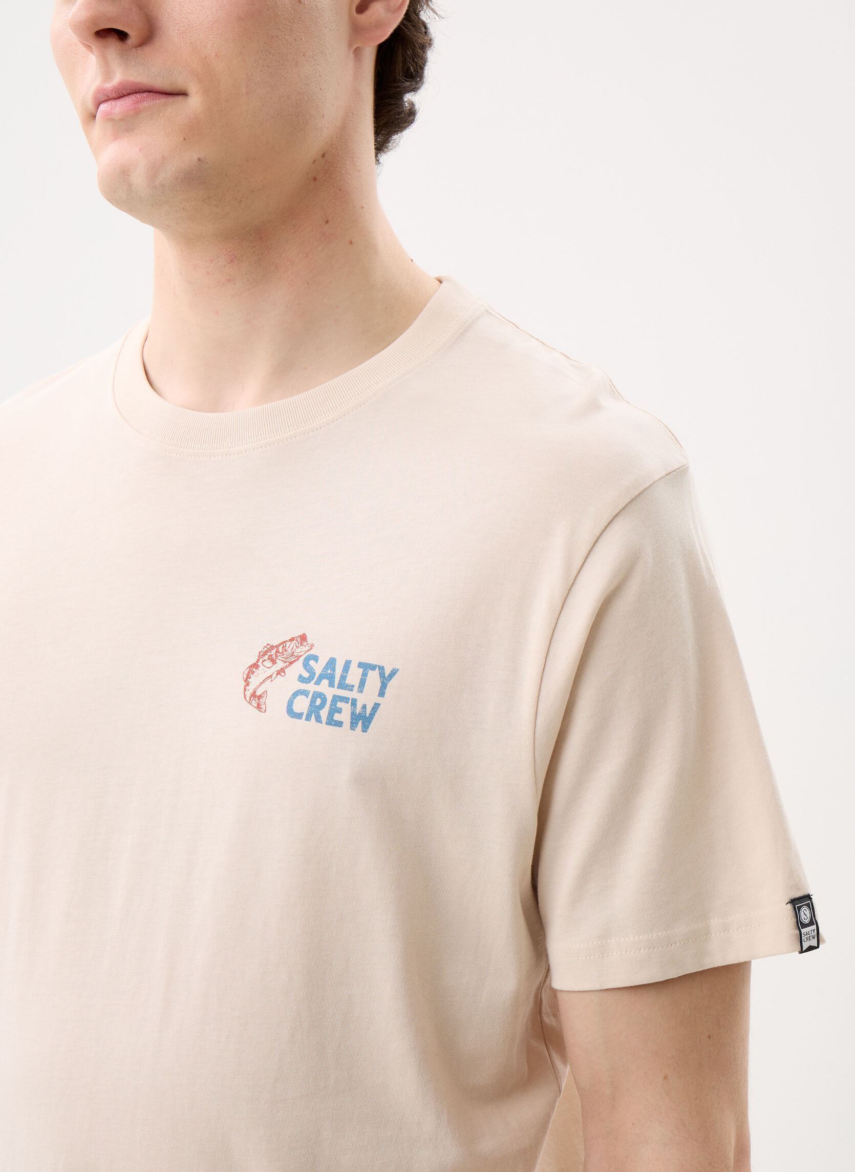 Tee-shirts Bait Shop Ss Tee homme beige Salty Crew Tee-shirts Bait Shop Ss Tee homme beige MOONBEAM
