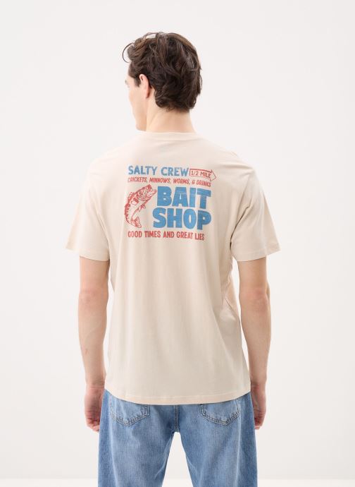 Salty Crew T-shirts Bait Shop Ss Tee heren beige