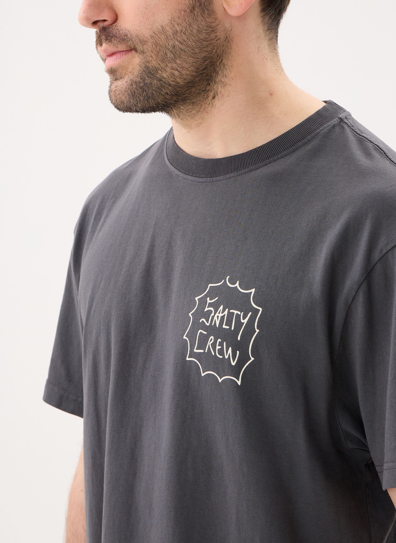 Tee-shirts Reel Lb Tee homme noir Salty Crew Tee-shirts Reel Lb Tee homme noir PIRATE BLACK