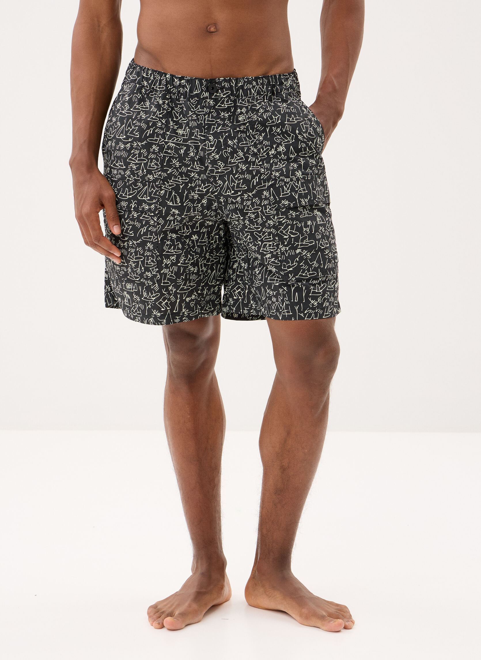 Shorts Raid Packable Short homme noir Salty Crew Shorts Raid Packable Short homme noir LB BLACK