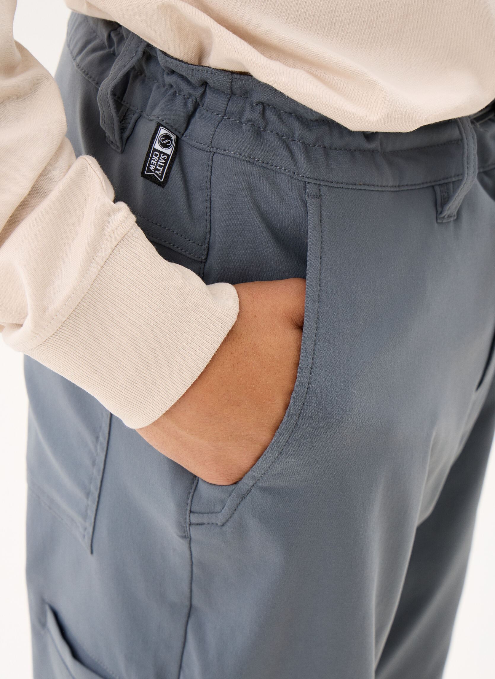 Chino broeken Transom Tech Pants heren grijs Salty Crew Chino broeken Transom Tech Pants heren grijs MAGNET