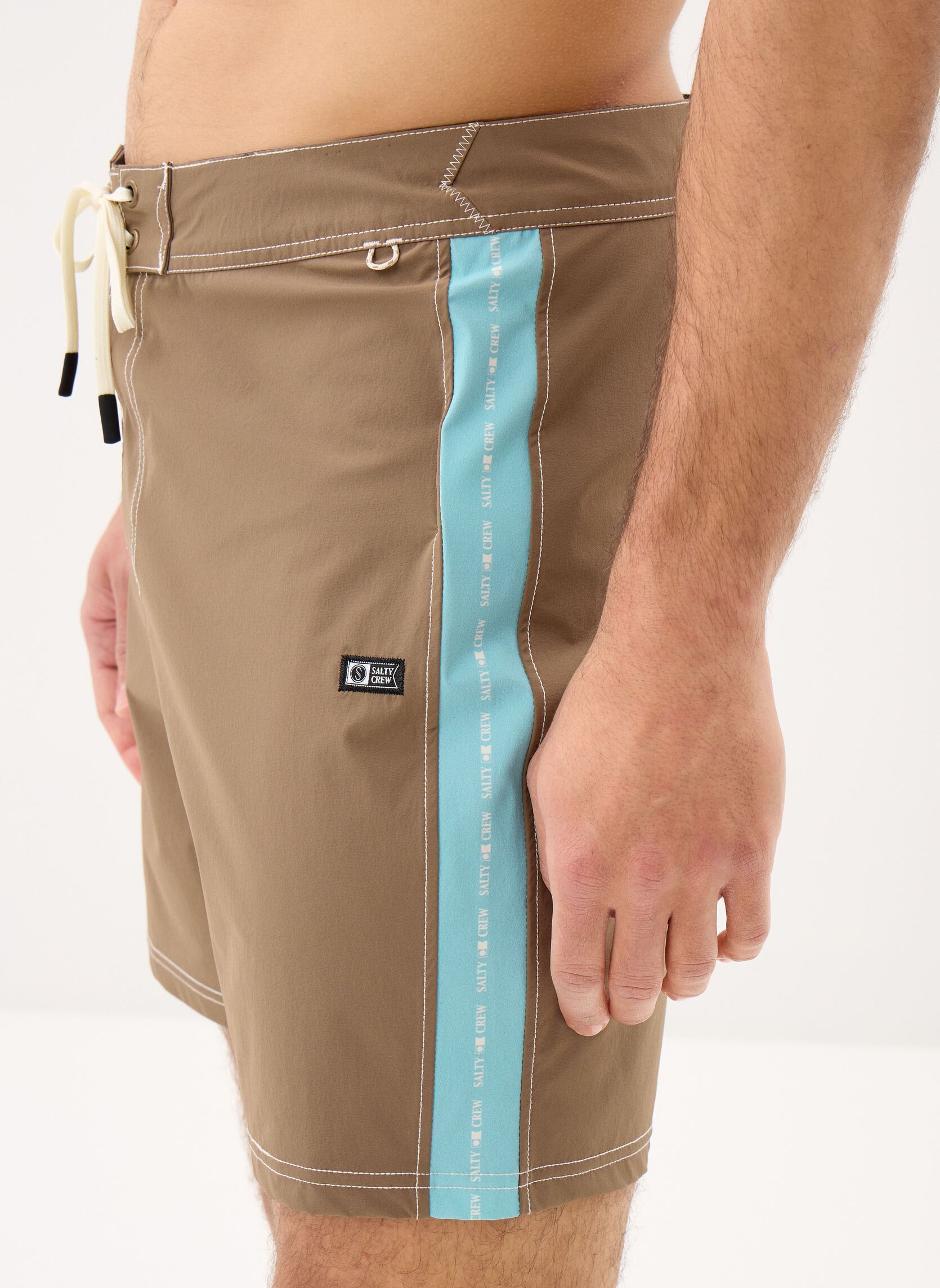 Shorts de bain Channel Boardshort homme marron Salty Crew Shorts de bain Channel Boardshort homme marron DARK BROWN