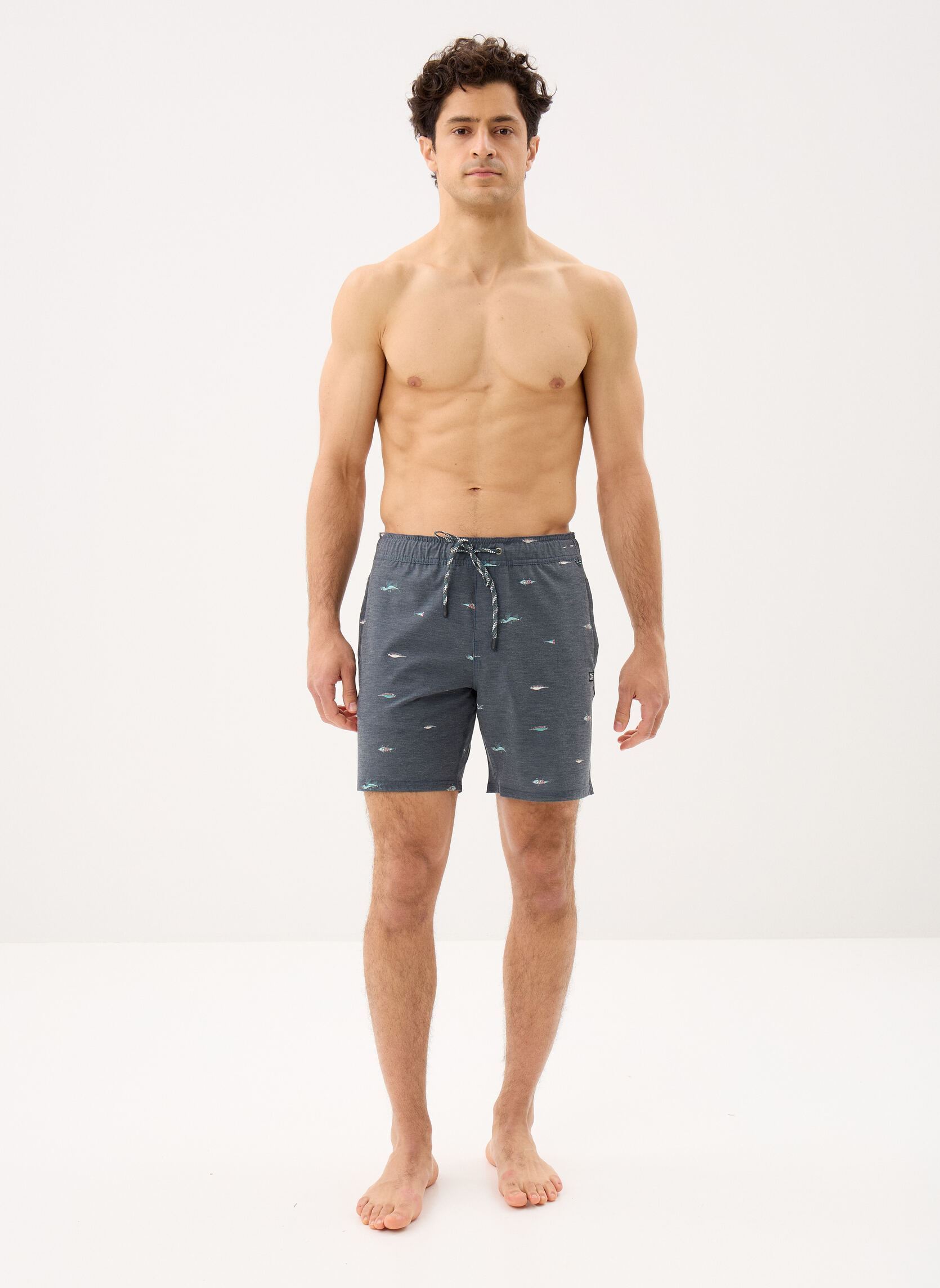 Zwemshorts Crew Volley heren blauw Salty Crew Zwemshorts Crew Volley heren blauw NAVY