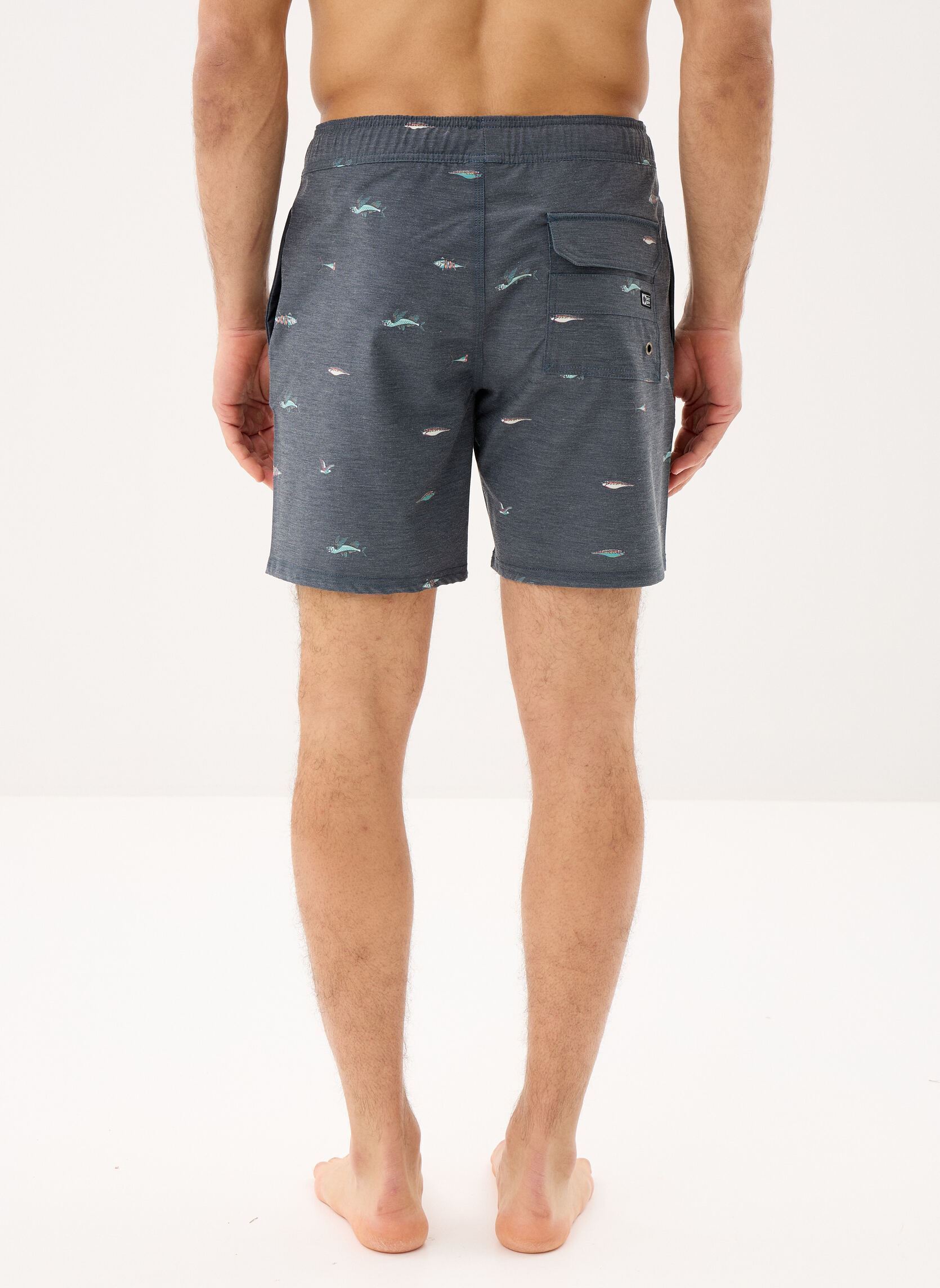 Zwemshorts Crew Volley heren blauw Salty Crew Zwemshorts Crew Volley heren blauw NAVY
