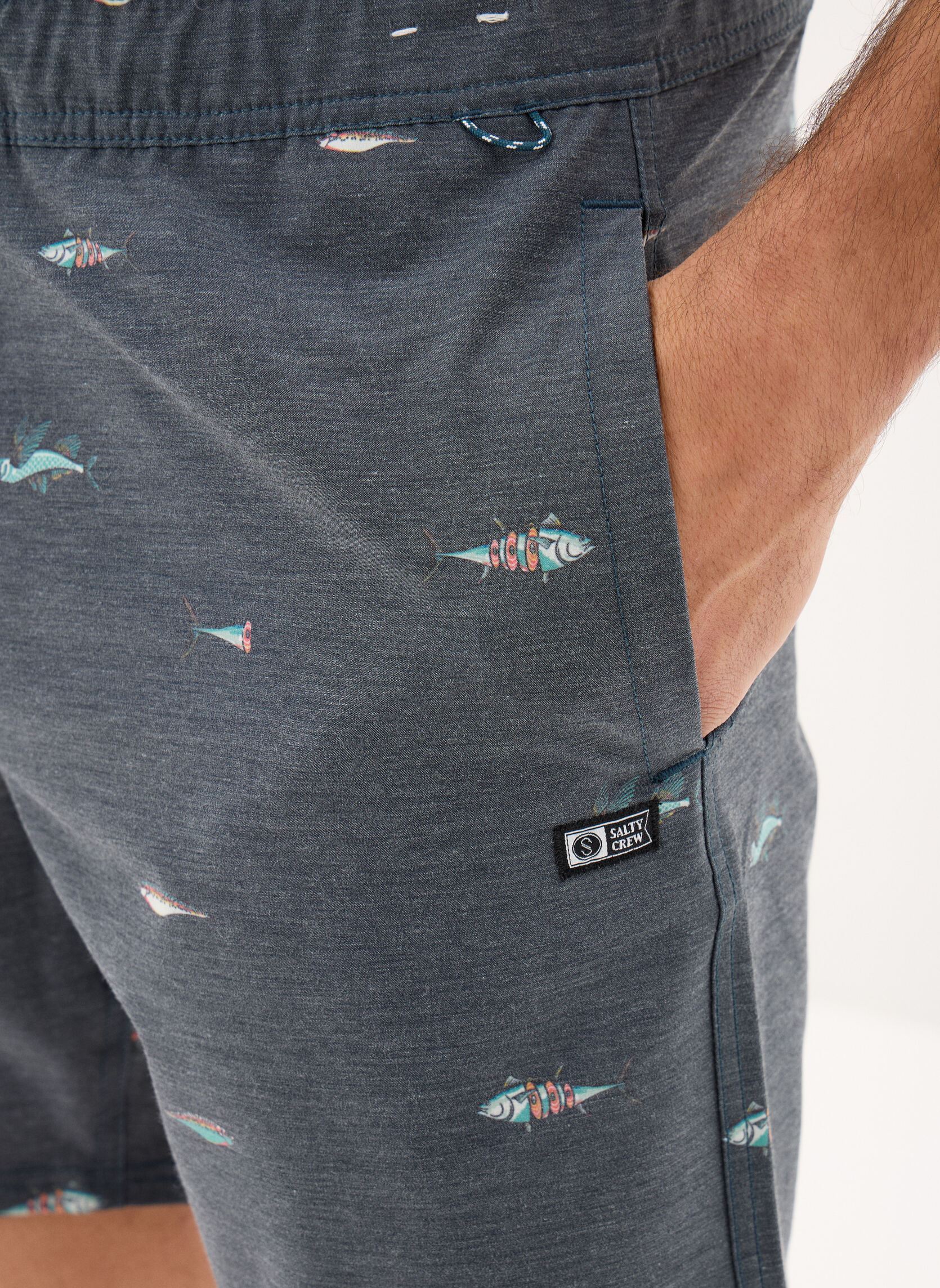 Zwemshorts Crew Volley heren blauw Salty Crew Zwemshorts Crew Volley heren blauw NAVY