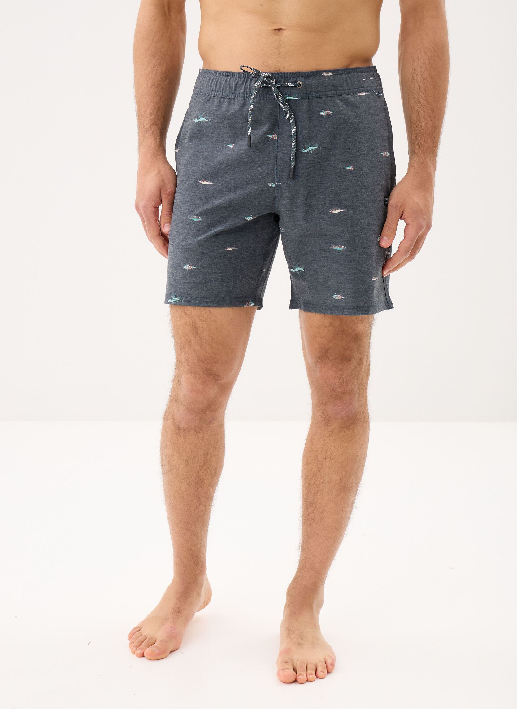 Zwemshorts Crew Volley heren blauw Salty Crew Zwemshorts Crew Volley heren blauw NAVY