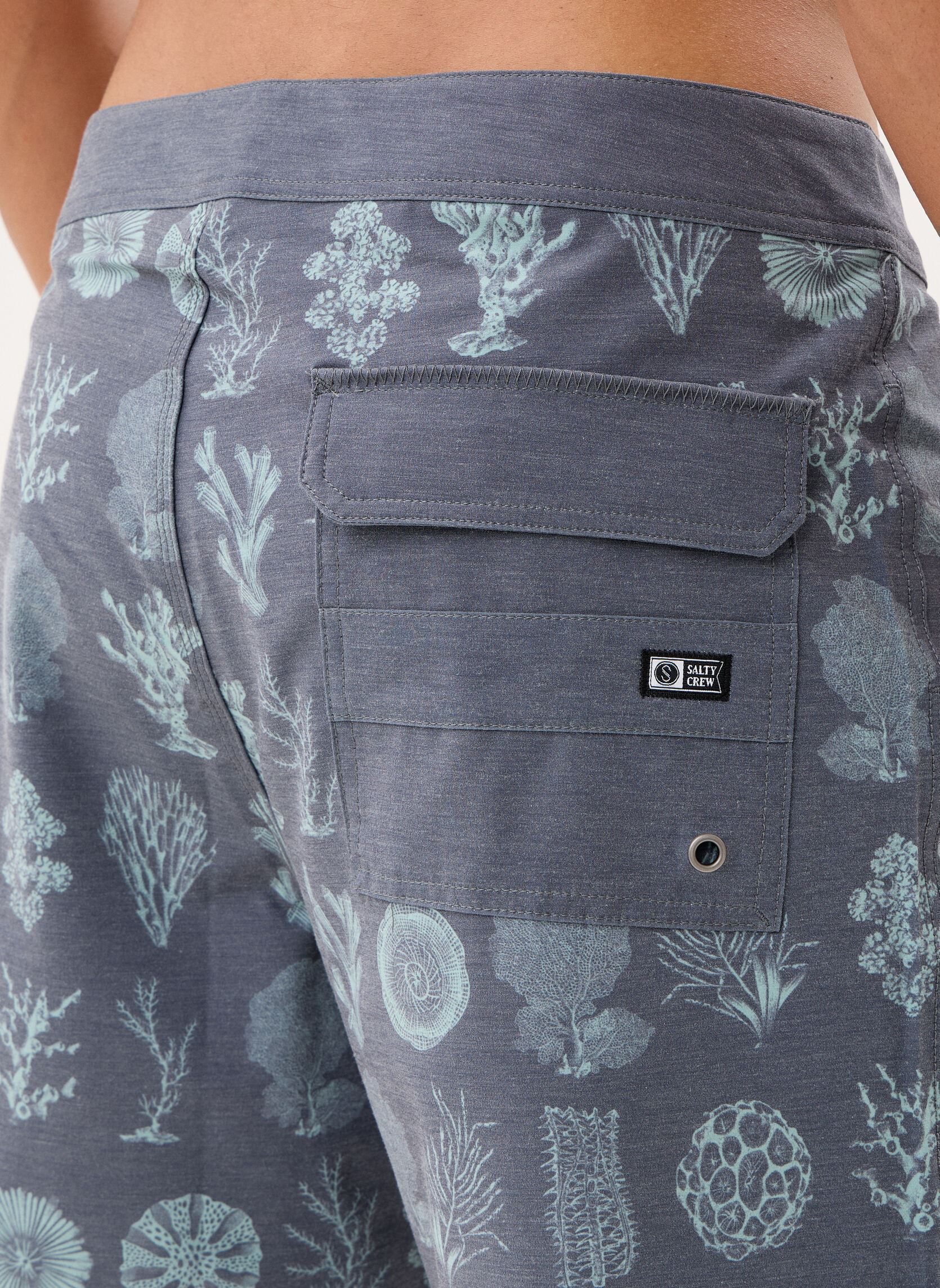 Shorts de bain Crew Boardshort homme gris Salty Crew Shorts de bain Crew Boardshort homme gris MAGNET