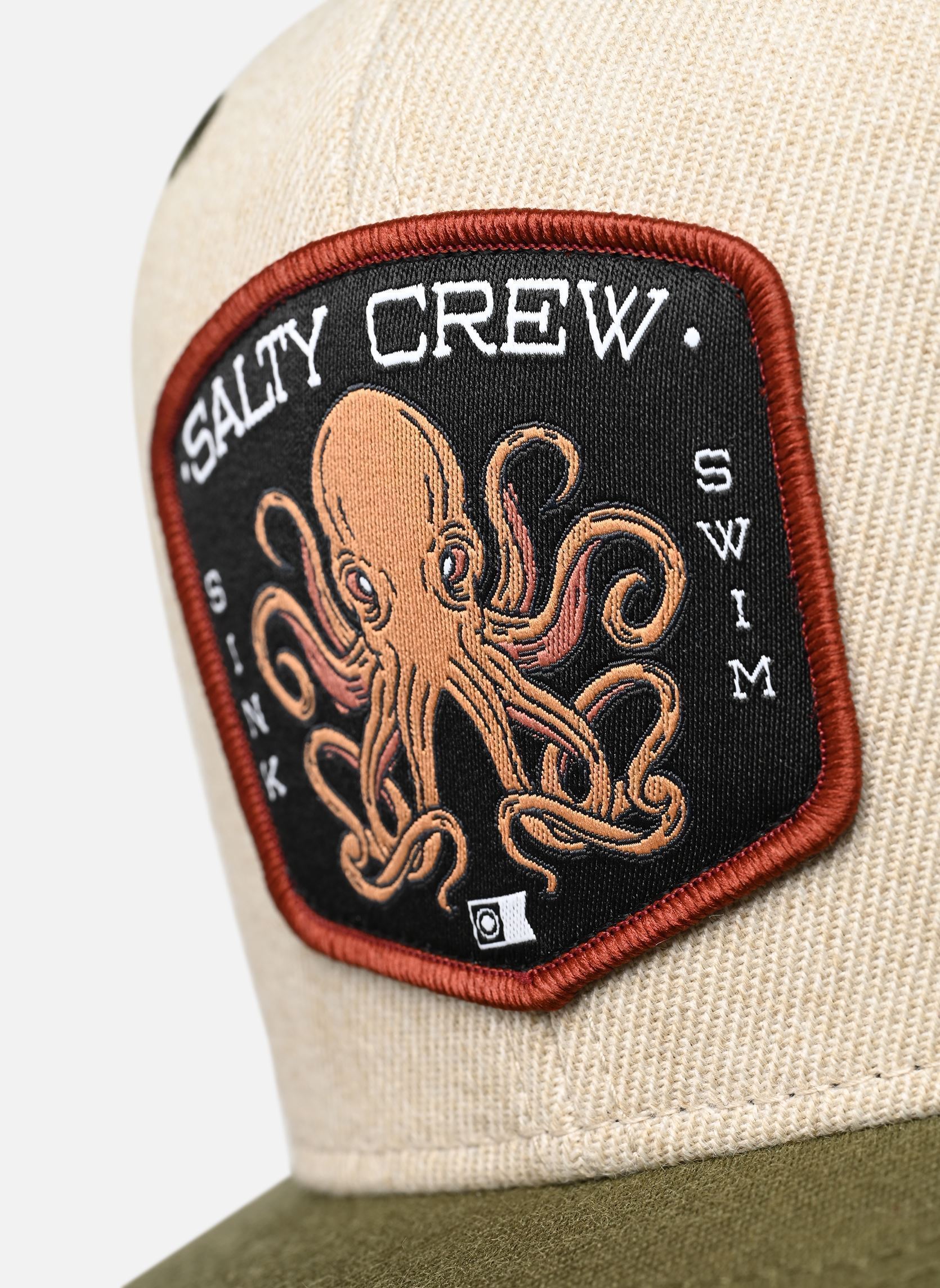 Kappen Tako Club Snapback herren beige Salty Crew Kappen Tako Club Snapback herren beige NATURAL/OLIVE