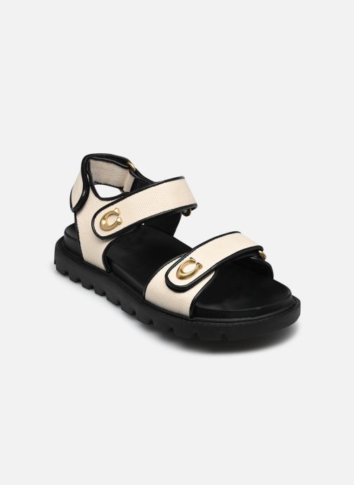 Coach Sandales Brynn Canvas Sandal femme blanc