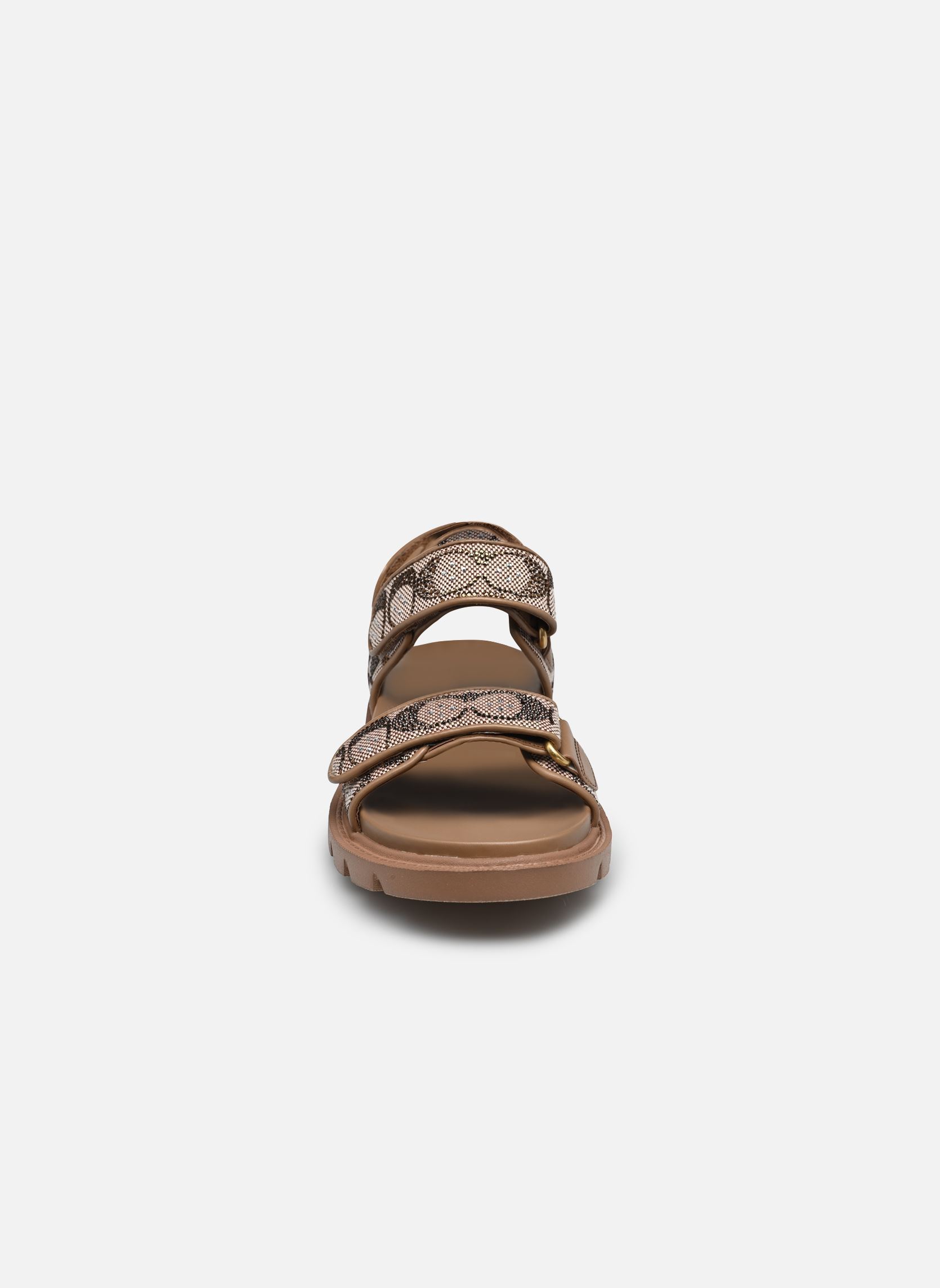 Sandales Brynn Crystal Signature Sandal femme marron Coach Sandales Brynn Crystal Signature Sandal femme marron TAN