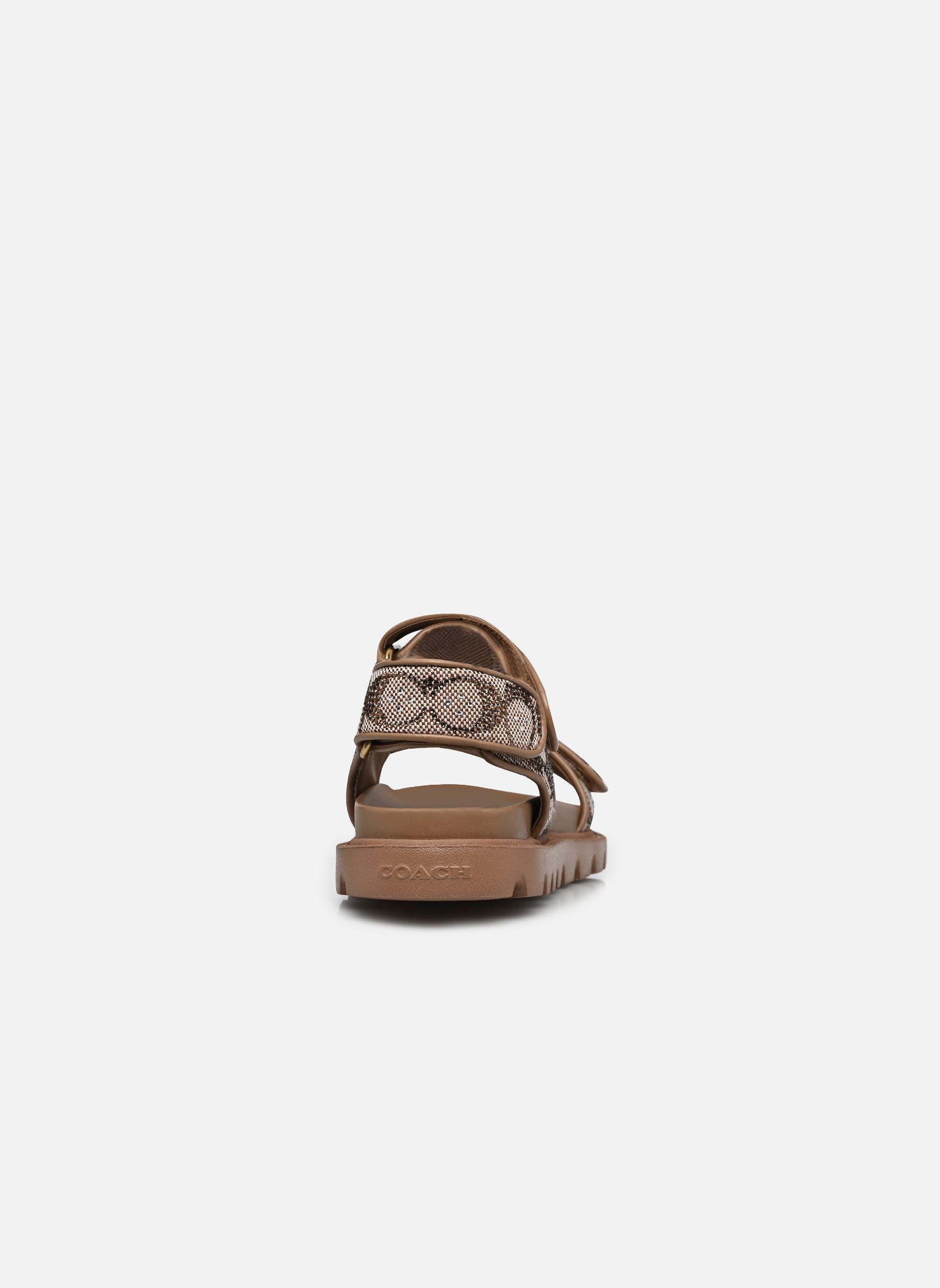 Sandales Brynn Crystal Signature Sandal femme marron Coach Sandales Brynn Crystal Signature Sandal femme marron TAN