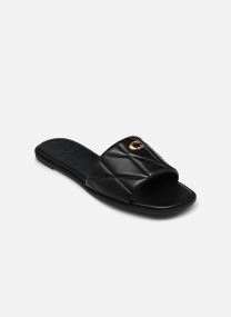 Muilen Holly Quilted Leather Sandal N dames zwart