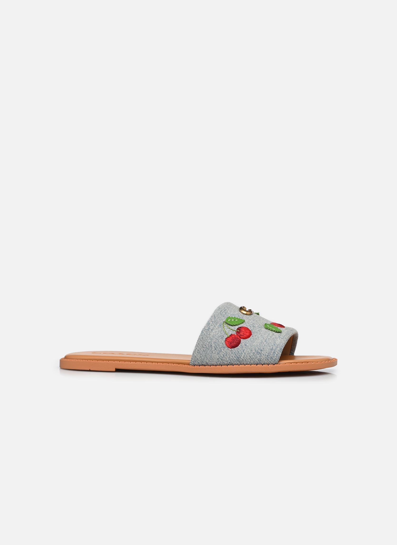 Pantoletten Holly Denim Cherries Sandal damen blau Coach Pantoletten Holly Denim Cherries Sandal damen blau DENIM MULTI.