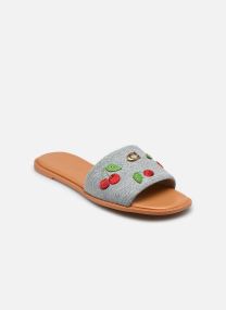 Pantoletten Holly Denim Cherries Sandal damen blau Coach Pantoletten Holly Denim Cherries Sandal damen blau DENIM MULTI.