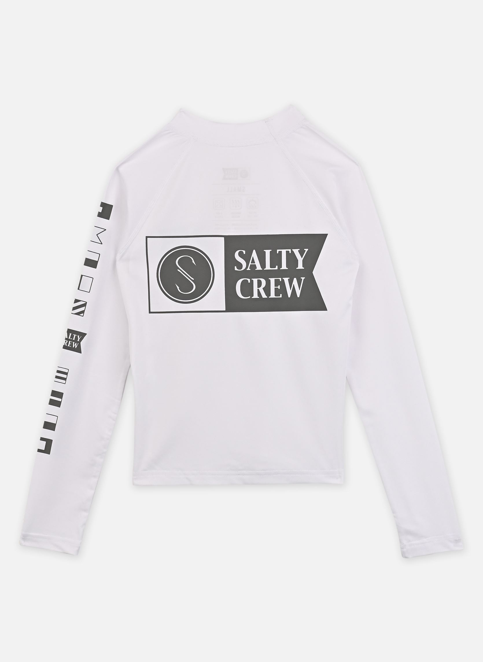 Tee-shirts manches longues Alpha Boys Ls Rashgaurd garçon blanc Salty Crew Tee-shirts manches longues Alpha Boys Ls Rashgaurd garçon blanc WHITE