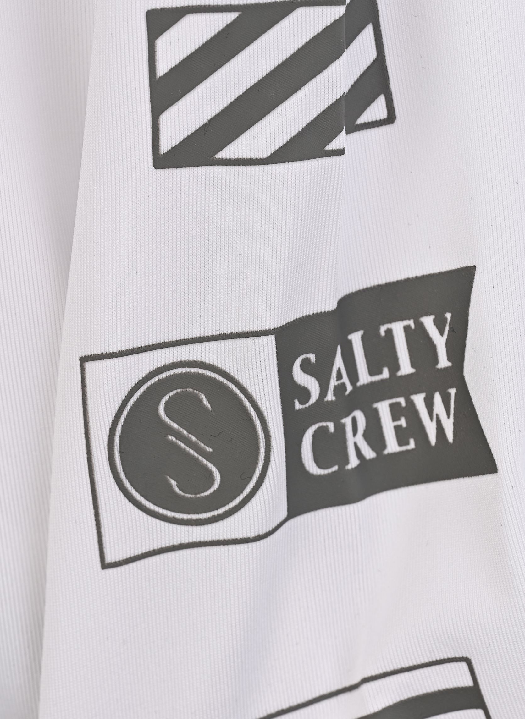 Tee-shirts manches longues Alpha Boys Ls Rashgaurd garçon blanc Salty Crew Tee-shirts manches longues Alpha Boys Ls Rashgaurd garçon blanc WHITE