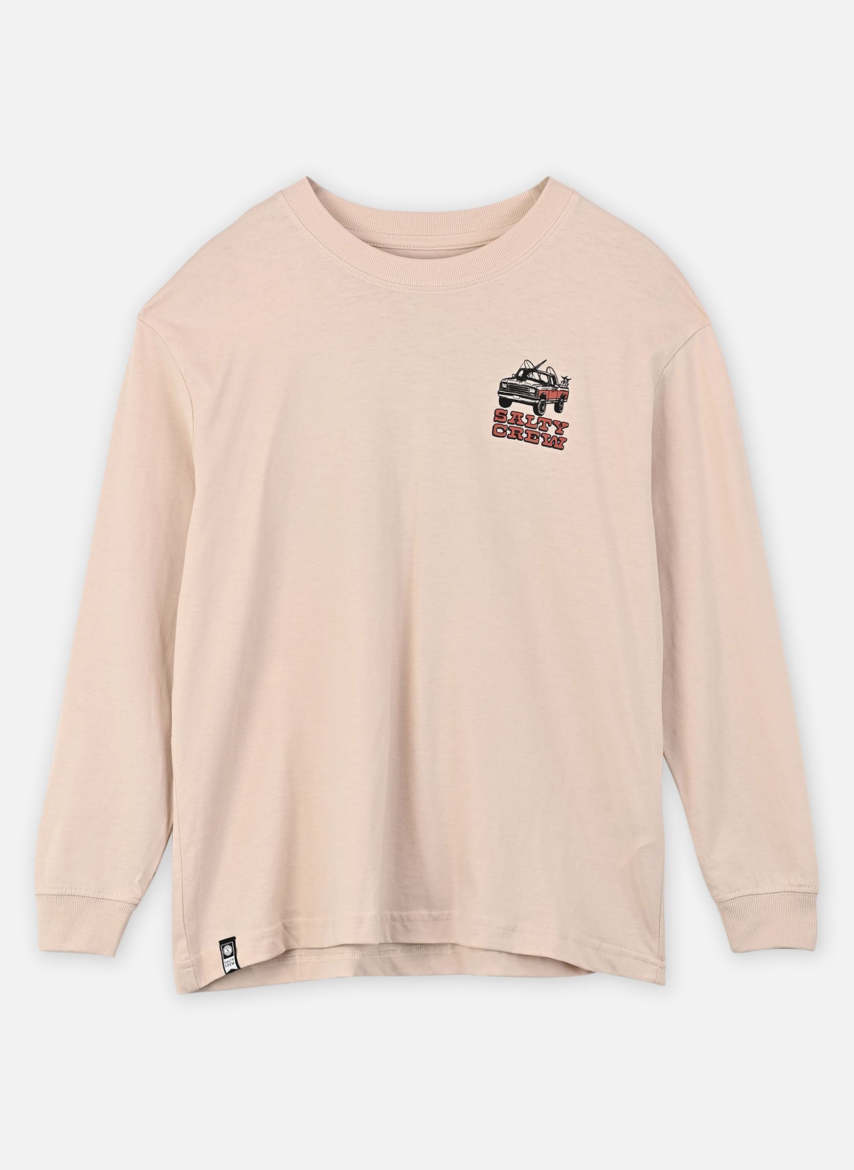 Tee-shirts Truck Stop Boys Ls Tee garçon beige Salty Crew Tee-shirts Truck Stop Boys Ls Tee garçon beige MOONBEAM