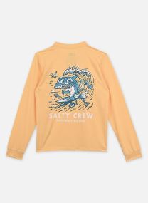 Tee-shirts manches longues Surf Shark Boys Ls Sunshirt garçon orange Salty Crew Tee-shirts manches longues Surf Shark Boys Ls Sunshirt garçon orange LIGHT ORANGE