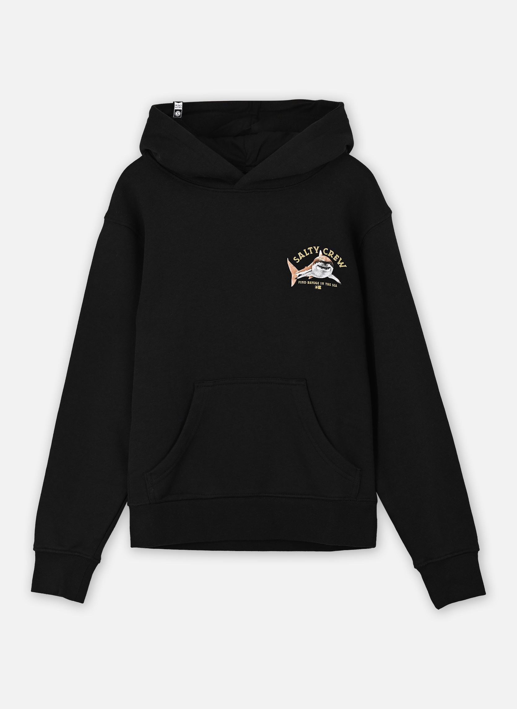 Sweats à capuche Lurking Boys Fleece garçon noir Salty Crew Sweats à capuche Lurking Boys Fleece garçon noir BLACK