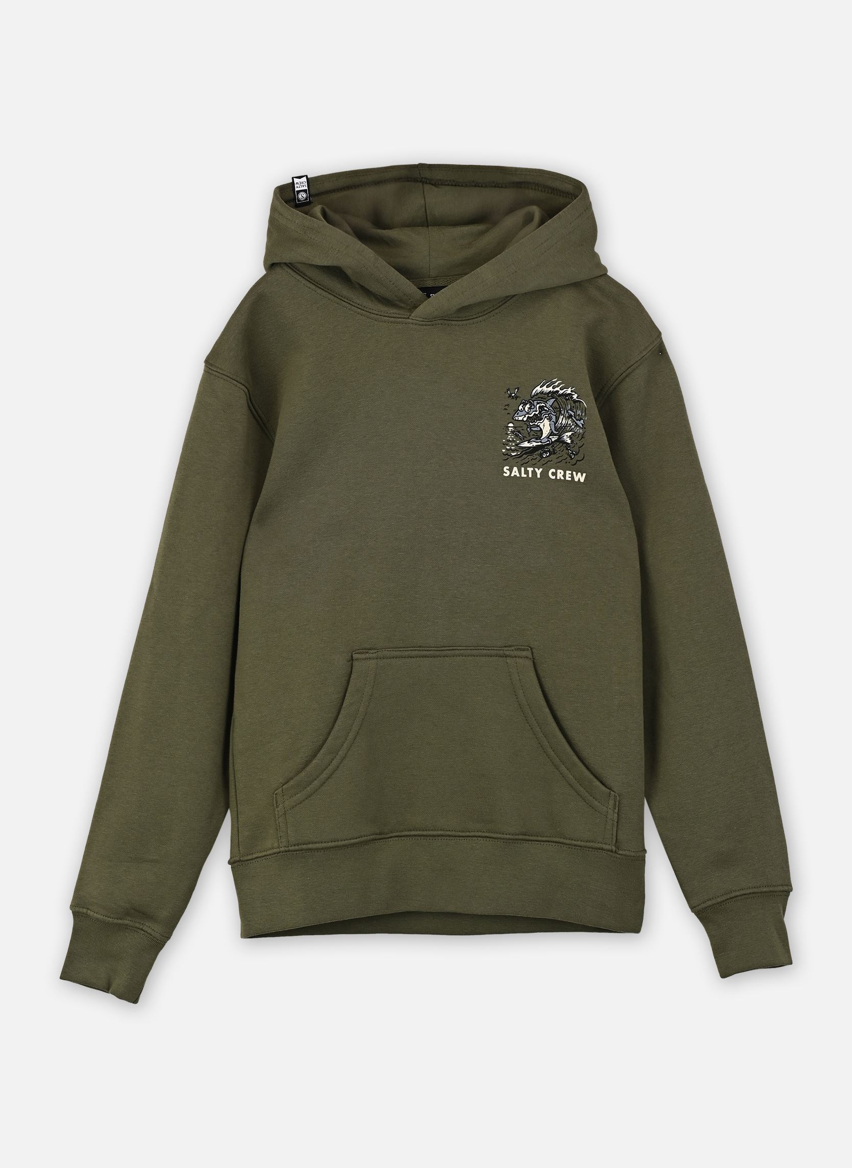 Sweats à capuche Surf Shark Boys Fleece garçon vert Salty Crew Sweats à capuche Surf Shark Boys Fleece garçon vert DUSTY OLIVE