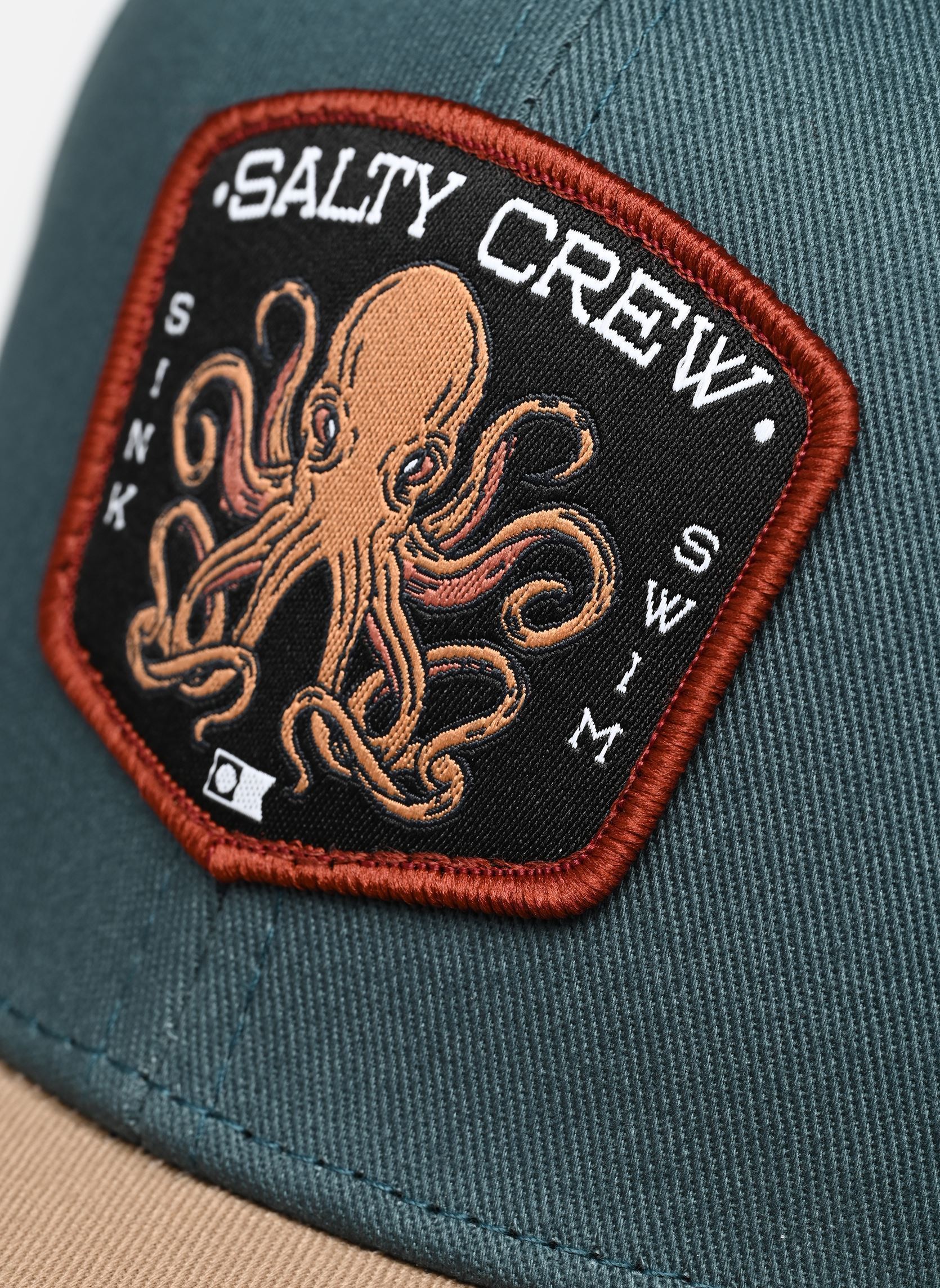 Petten Tako Club Boys Snapback jongens groen Salty Crew Petten Tako Club Boys Snapback jongens groen HYDRO/KHAKI