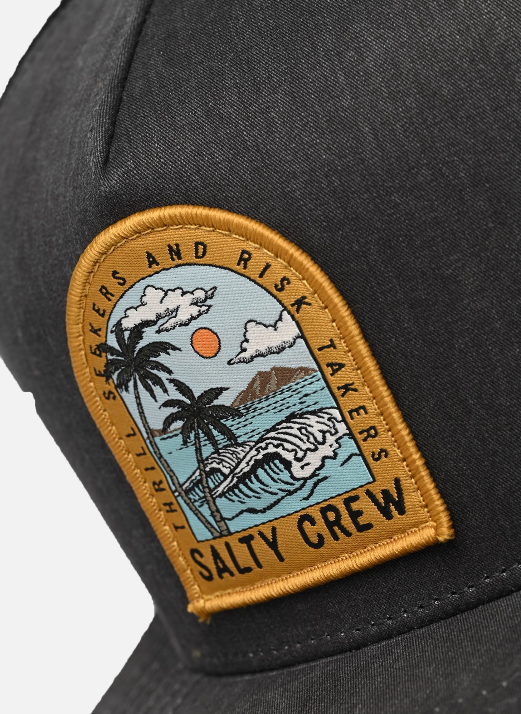 Petten Archway Boys Trucker jongens zwart Salty Crew Petten Archway Boys Trucker jongens zwart BLACK