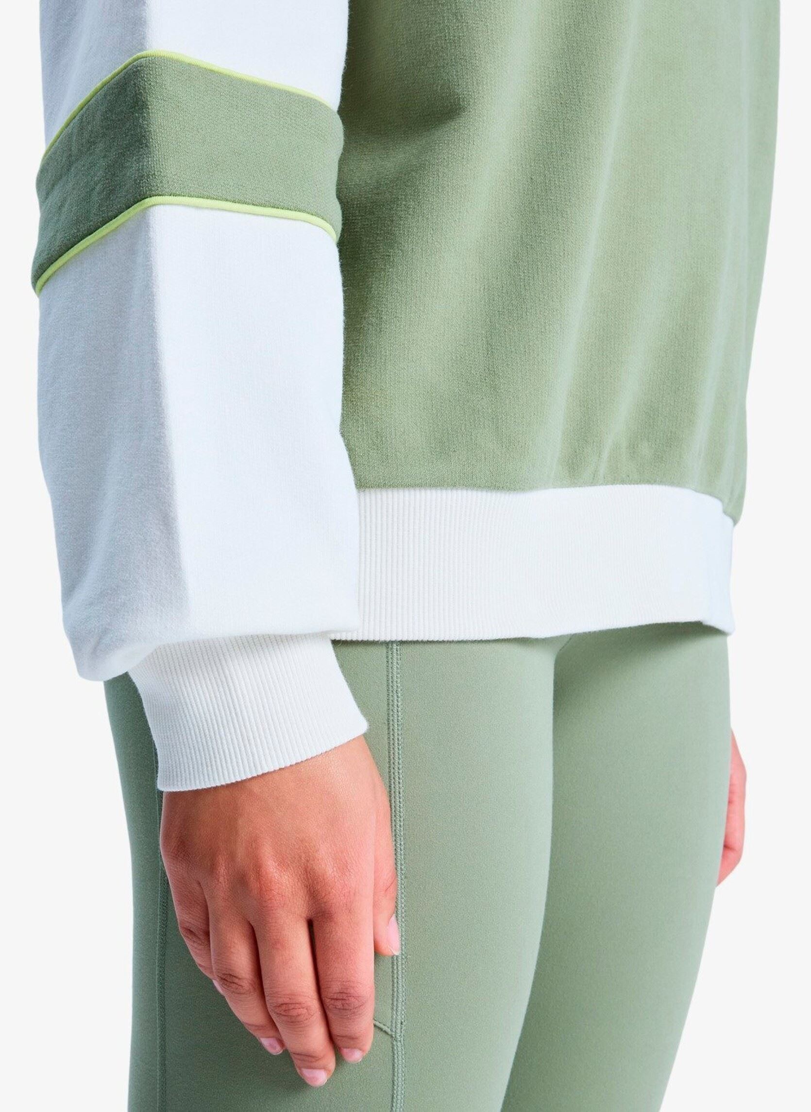 Sweater Ess Energy New Half Zip dames groen Roxy Sweater Ess Energy New Half Zip dames groen OIL GREEN