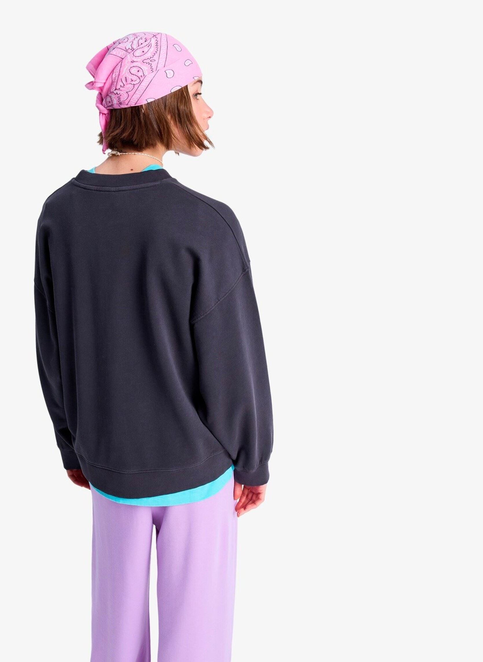 Sweater Lineup Terry dames zwart Roxy Sweater Lineup Terry dames zwart ANTHRACITE