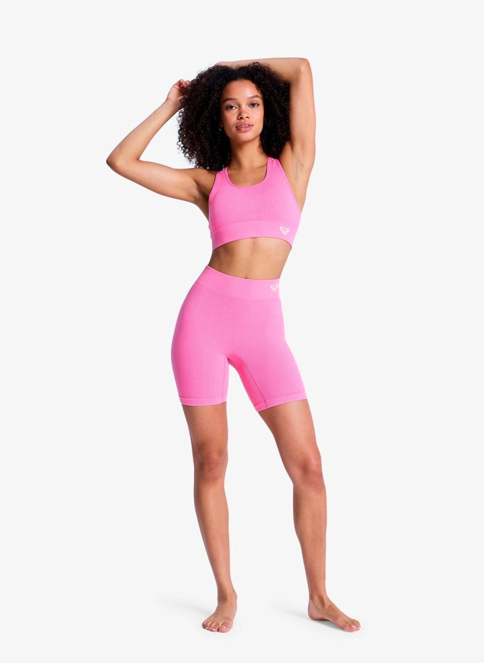 Tops Chillout Seamless Washed Bra dames roze Roxy Tops Chillout Seamless Washed Bra dames roze SANGRIA SUNSET