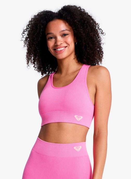 Roxy Tops Chillout Seamless Washed Bra dames roze