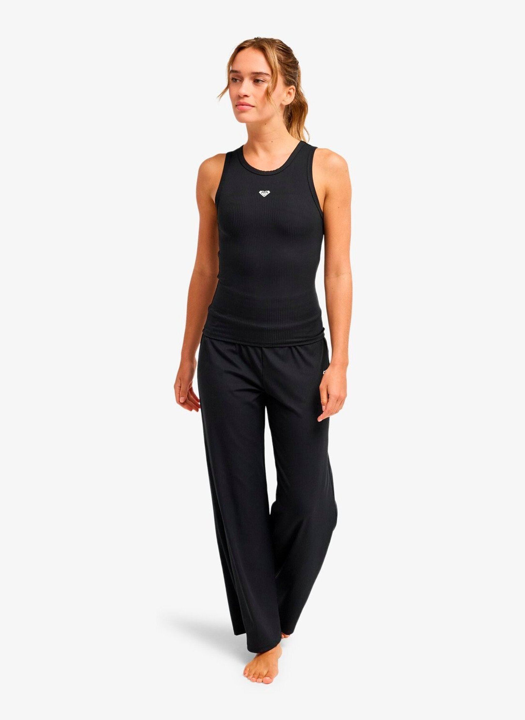 Débardeurs Rise & Vibe Rib Easy Tank femme noir Roxy Débardeurs Rise & Vibe Rib Easy Tank femme noir ANTHRACITE