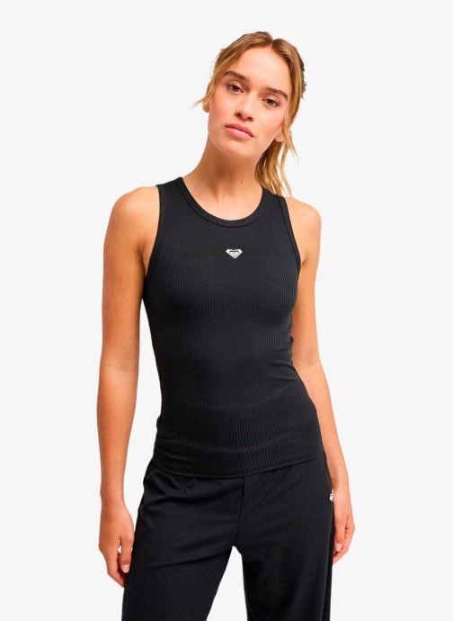 Roxy Débardeurs Rise & Vibe Rib Easy Tank femme noir