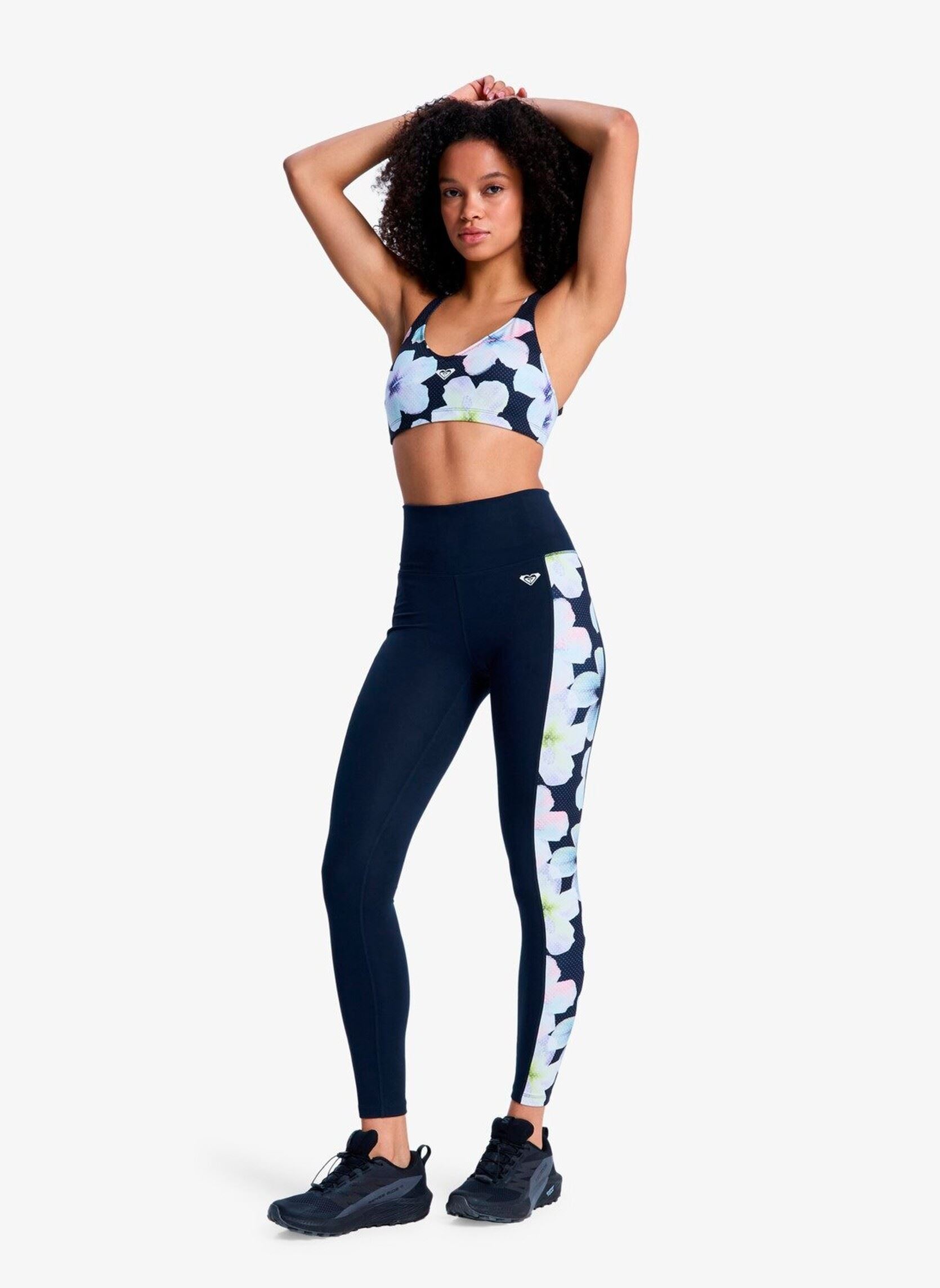 Leggings Heart Into It Cb Legging dames zwart Roxy Leggings Heart Into It Cb Legging dames zwart ANTHRACITE IM FLEUR REAL