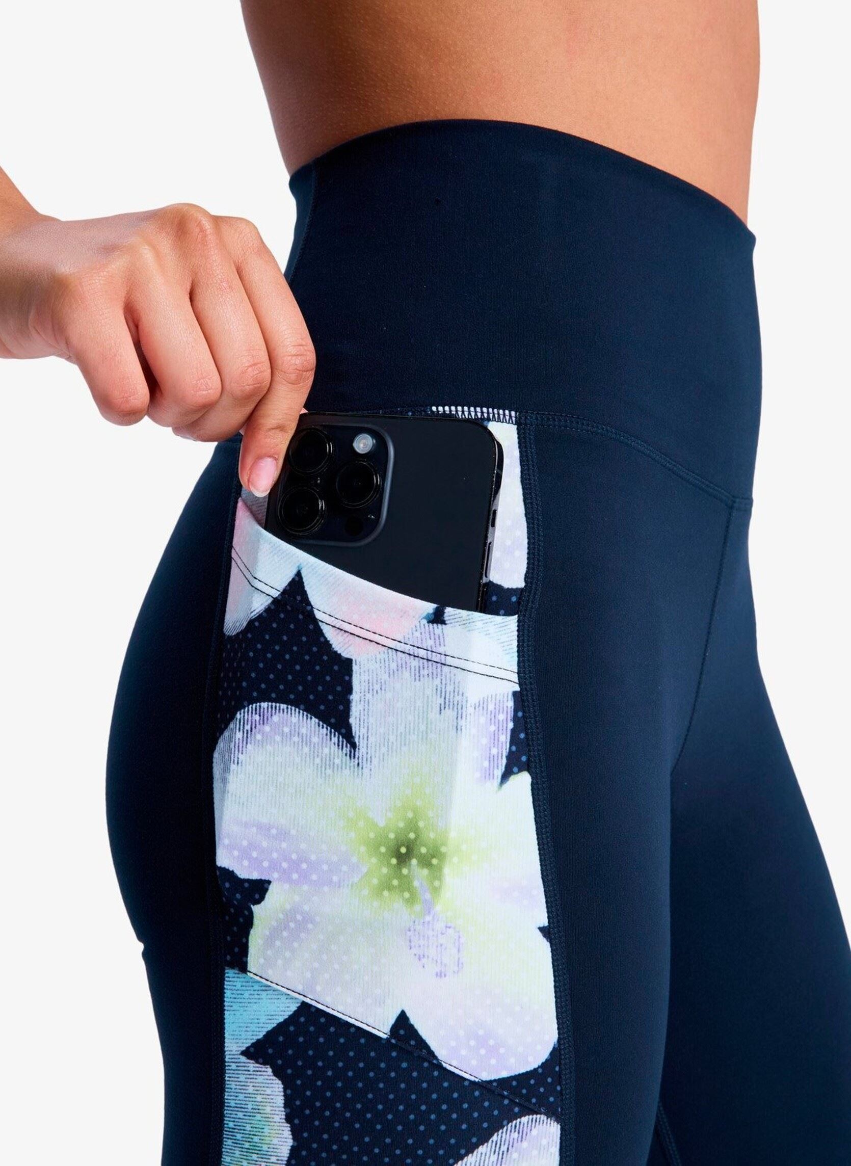 Leggings Heart Into It Cb Legging dames zwart Roxy Leggings Heart Into It Cb Legging dames zwart ANTHRACITE IM FLEUR REAL