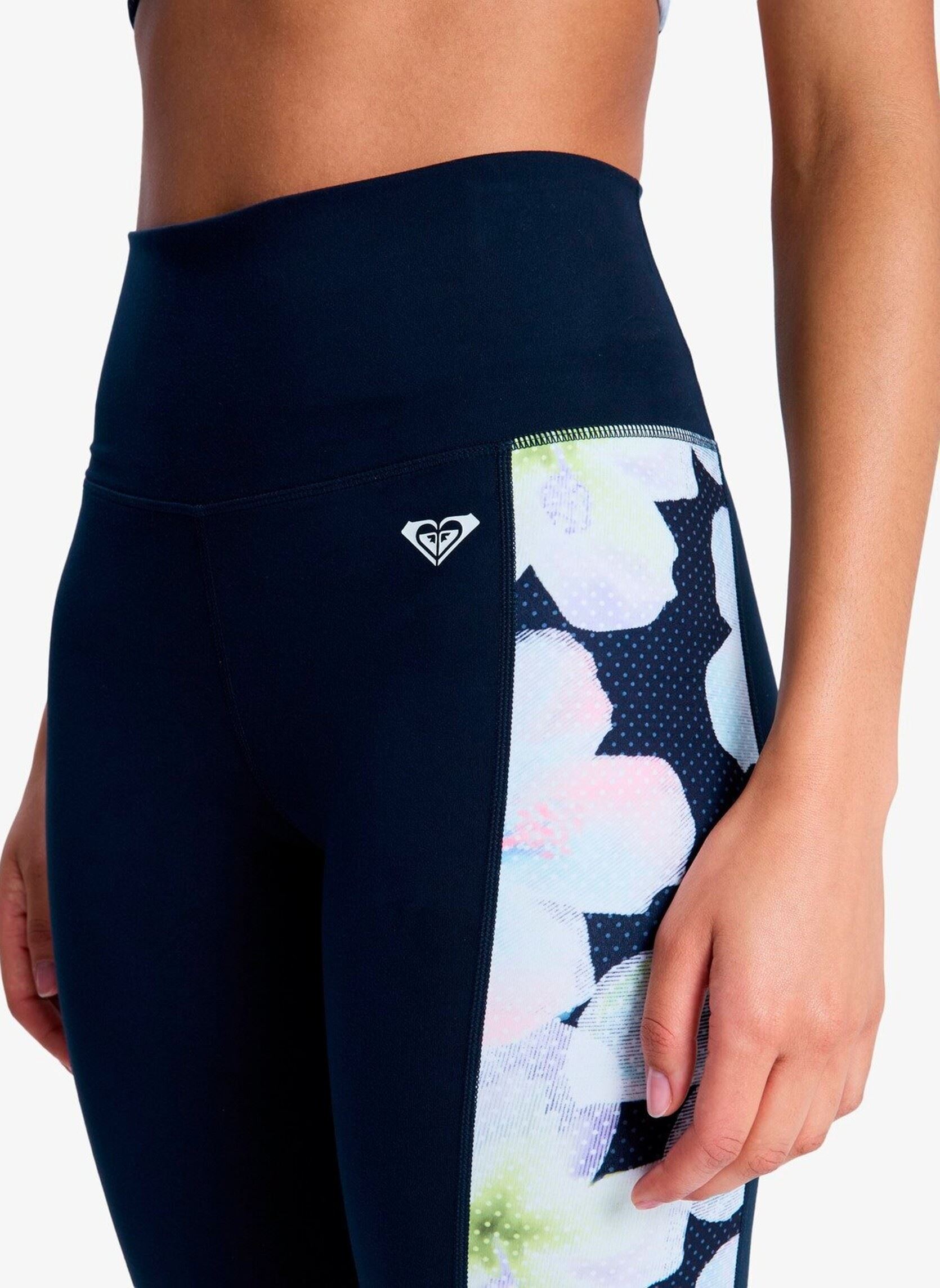 Leggings Heart Into It Cb Legging dames zwart Roxy Leggings Heart Into It Cb Legging dames zwart ANTHRACITE IM FLEUR REAL