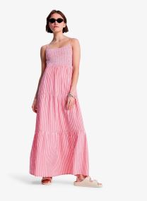 Robes longues Tropical Glow Maxi Stripe femme rose