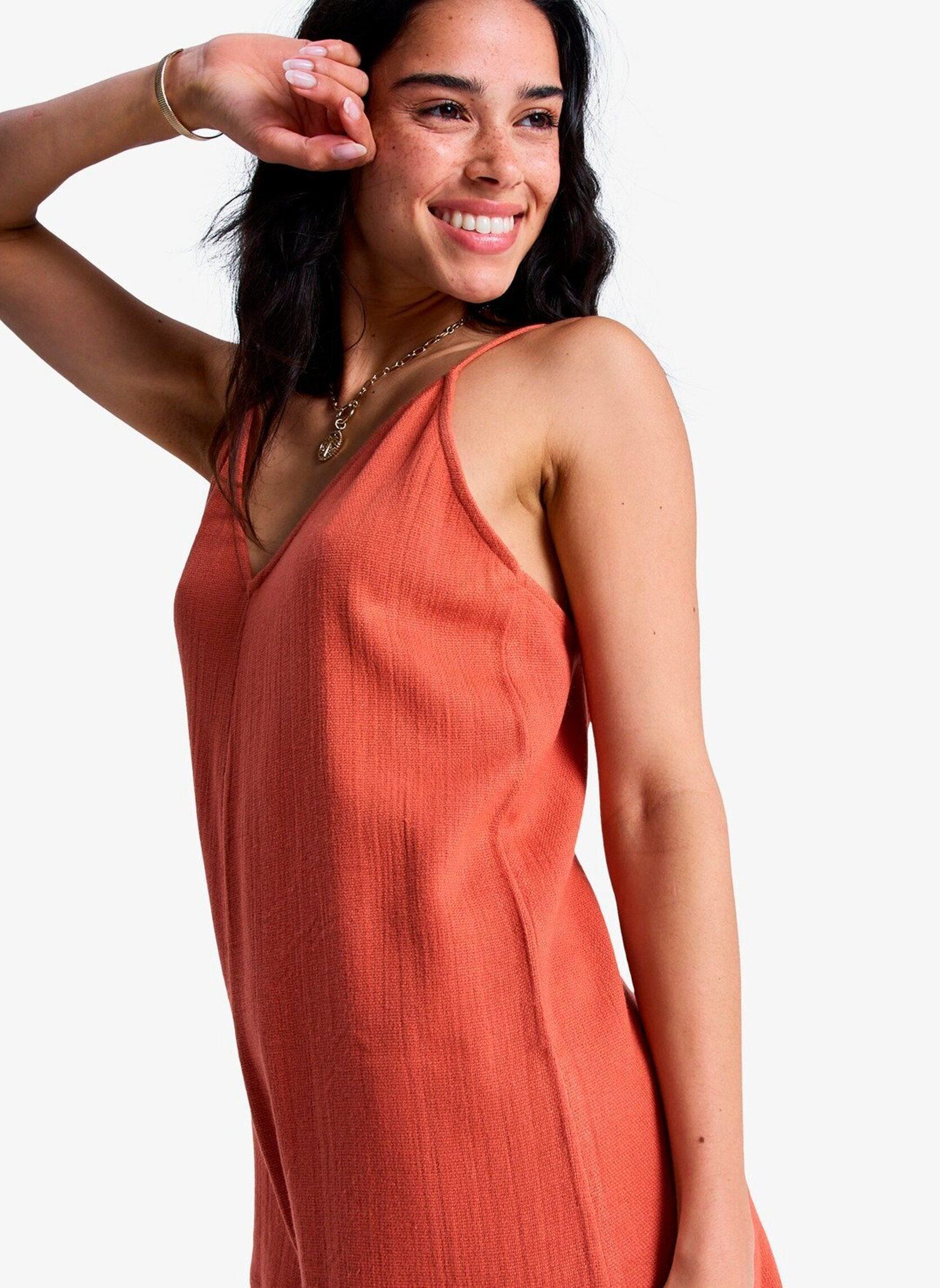 Kurze Jumpsuits Nazare Surf Spot Romper damen orange Roxy Kurze Jumpsuits Nazare Surf Spot Romper damen orange GINGER SPICE