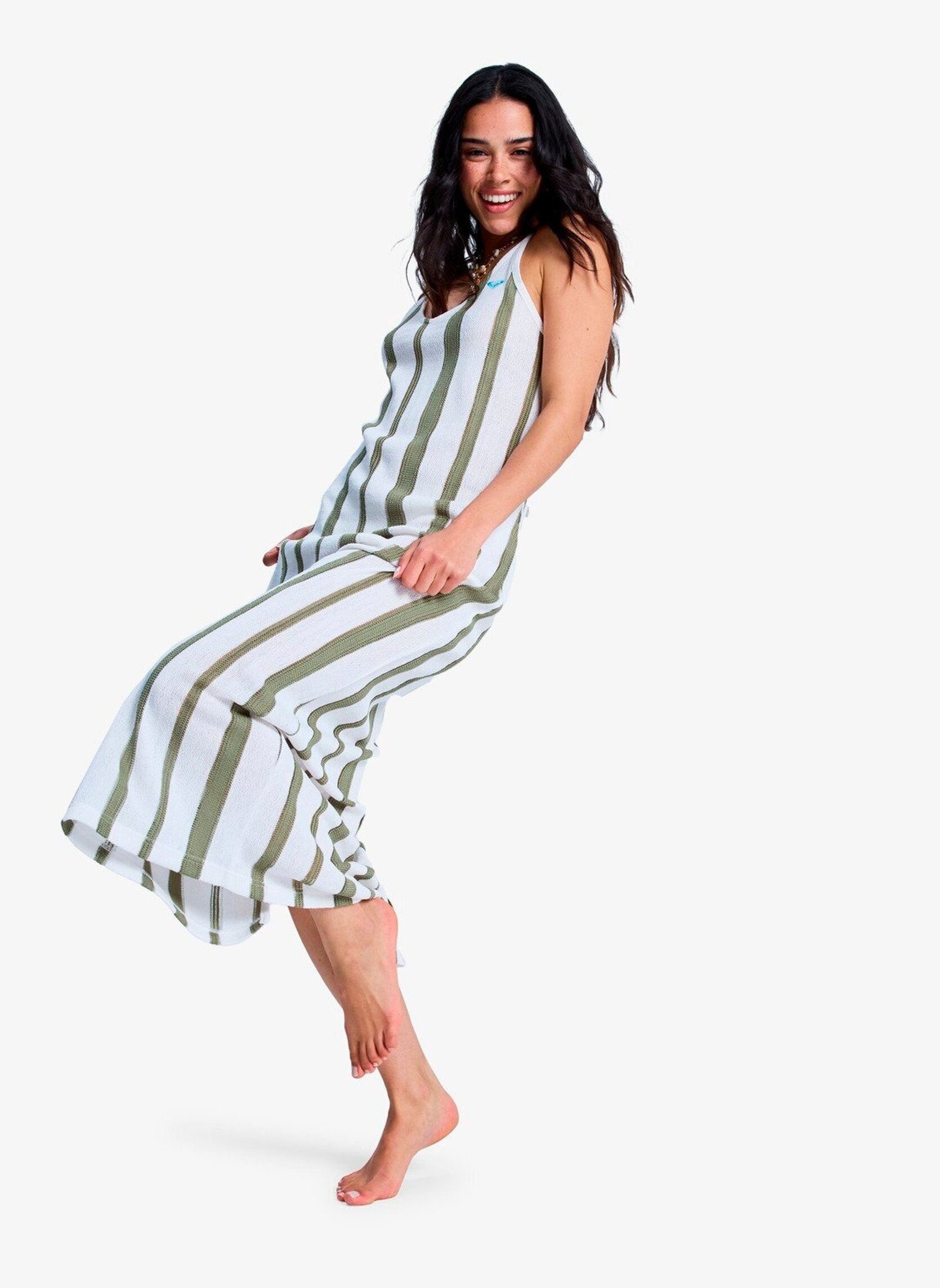 Robes longues Nalu Sunset Dress femme multicolore Roxy Robes longues Nalu Sunset Dress femme multicolore OIL GREEN