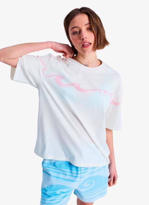 Roxy Kurzarm-T-Shirts Hangloose Placed damen weiß