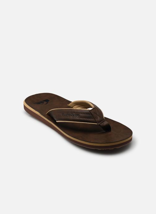 Quiksilver Tongs CARVER NUBUCK 26 homme marron