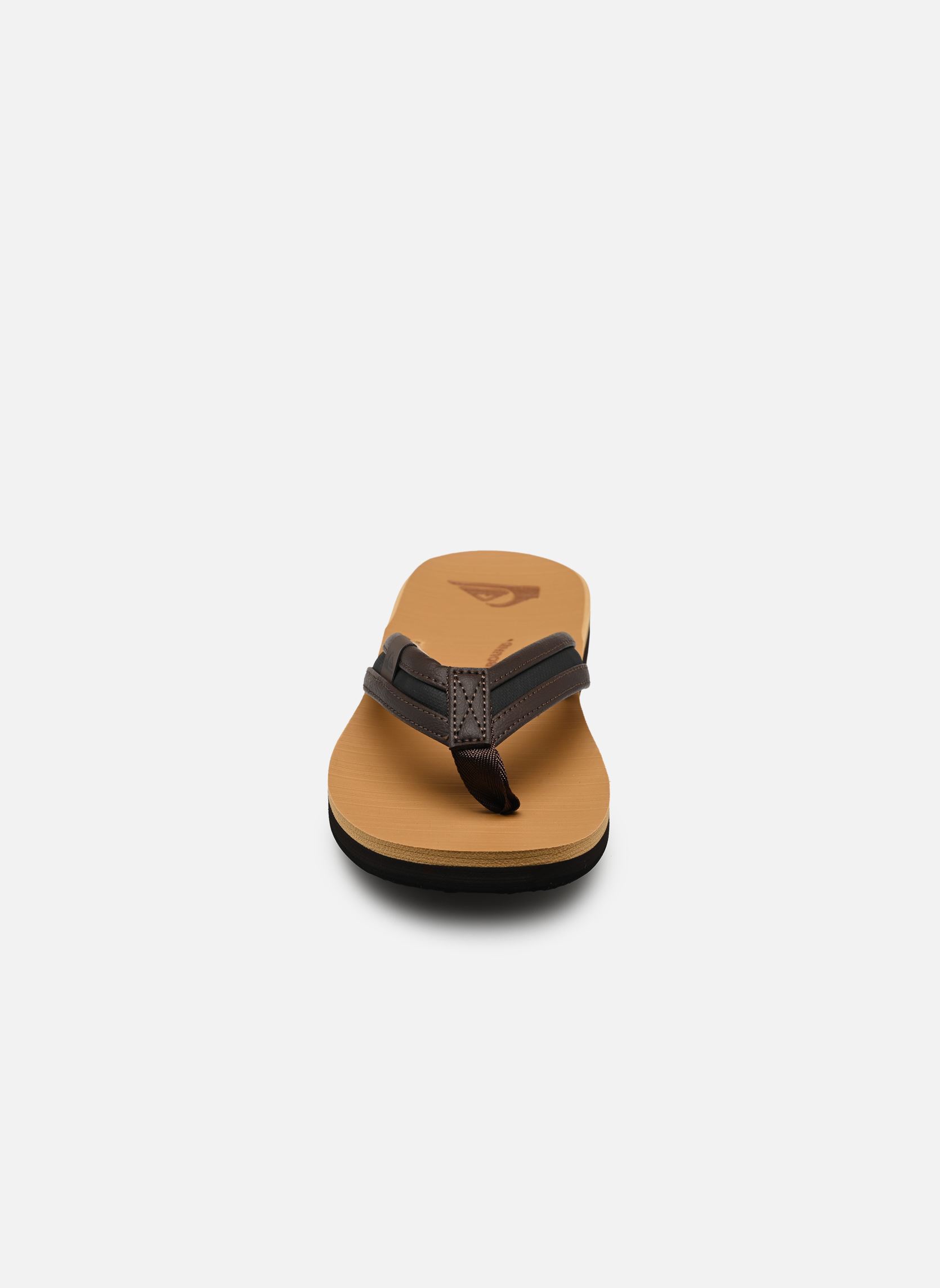 Tongs CARVER SQUISH 26 homme beige Quiksilver Tongs CARVER SQUISH 26 homme beige SAND/DK CHOCOLATE