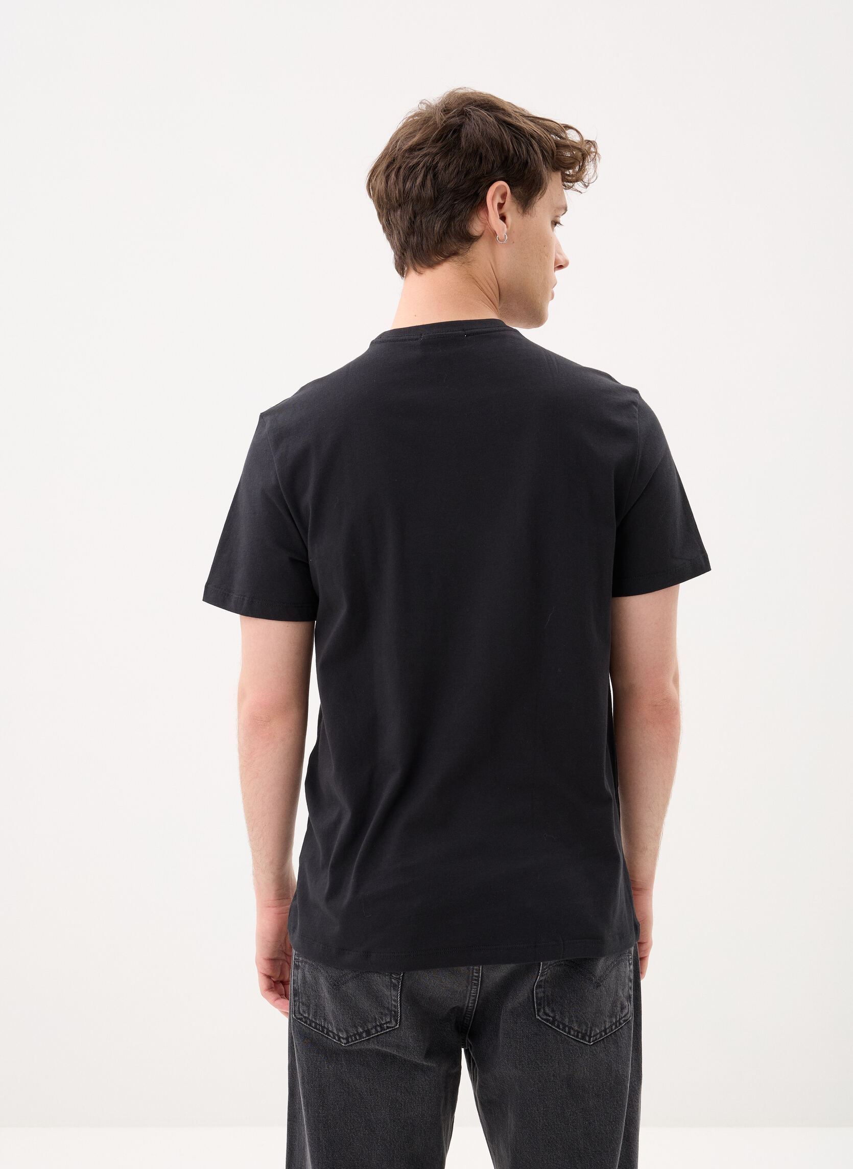 Tee-shirts Lot de 2 t-shirts avec monogramme LV04RF homme noir Calvin Klein Jeans Tee-shirts Lot de 2 t-shirts avec monogramme LV04RF homme noir BLACK/BRIGHT WHITE