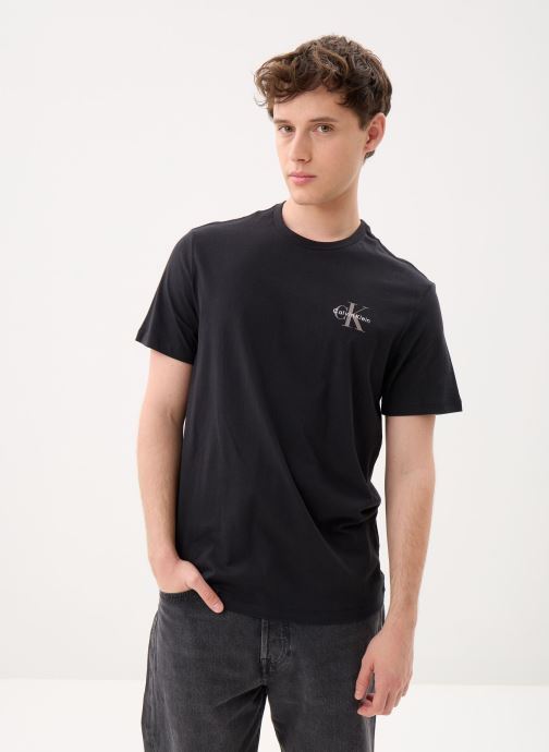 Calvin Klein Jeans T-shirts Lot de 2 t-shirts avec monogramme LV04RF heren zwart