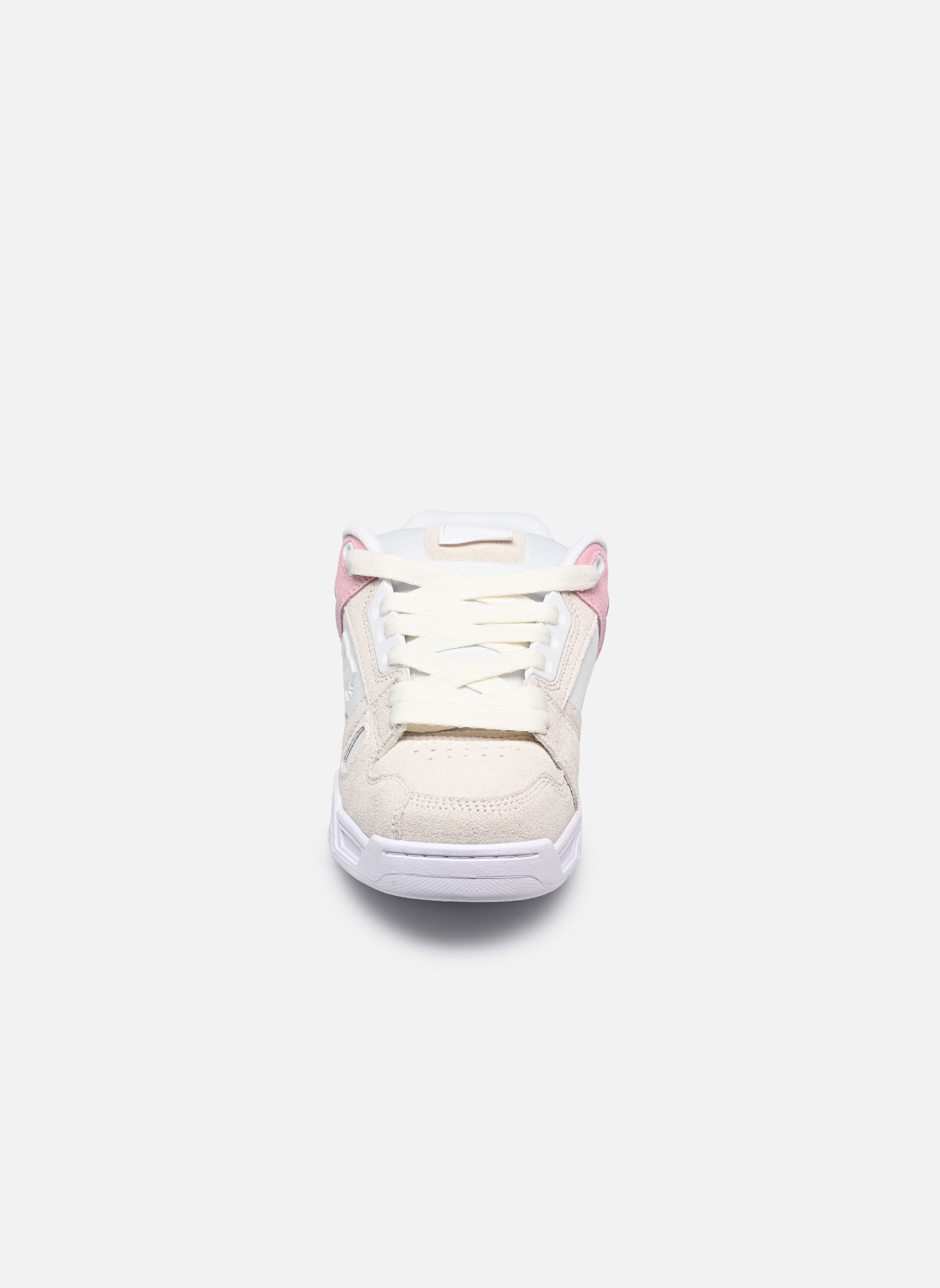 Baskets basses Stag W femme beige DC Shoes Baskets basses Stag W femme beige White/pink