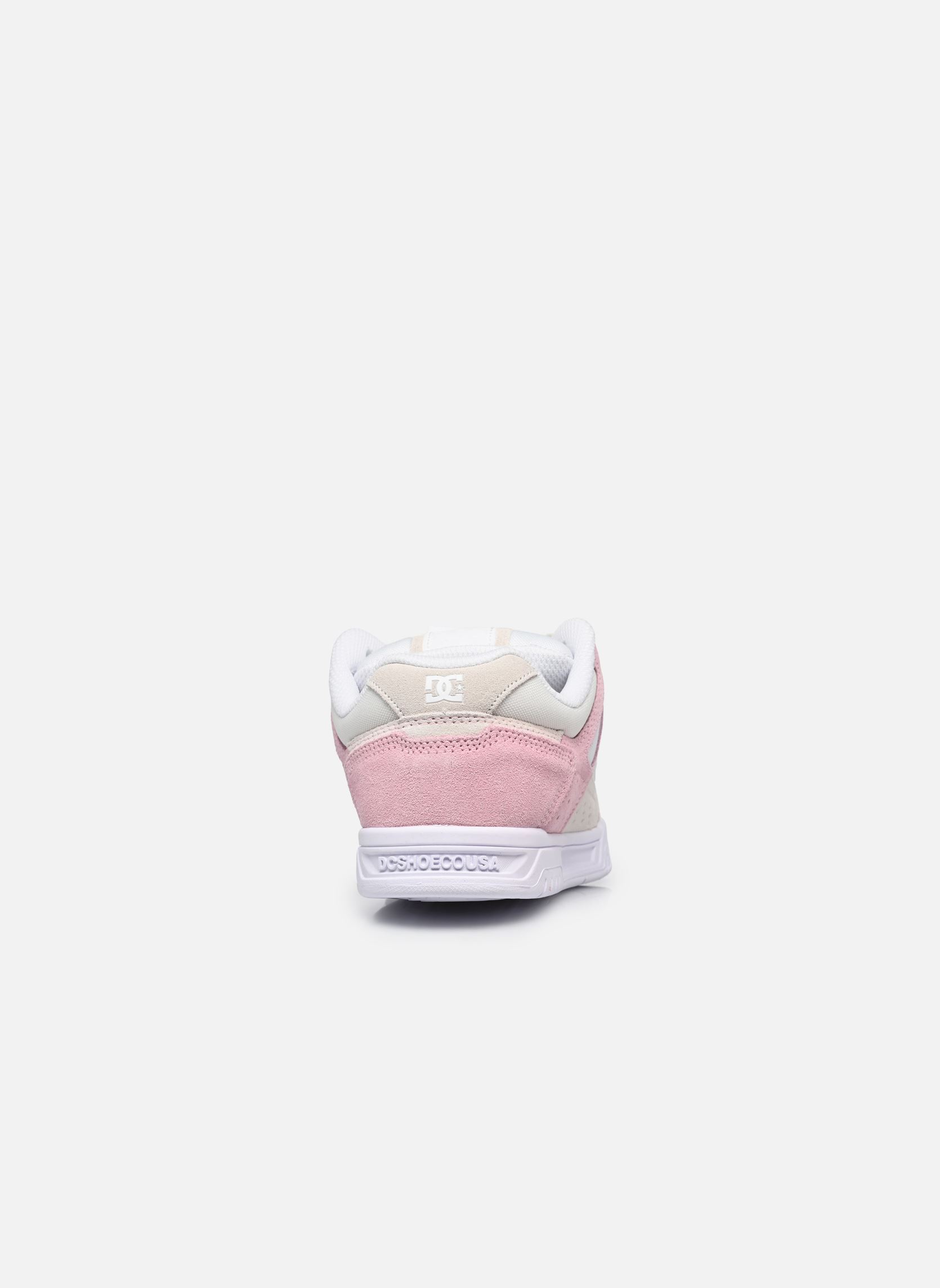 Baskets basses Stag W femme beige DC Shoes Baskets basses Stag W femme beige White/pink