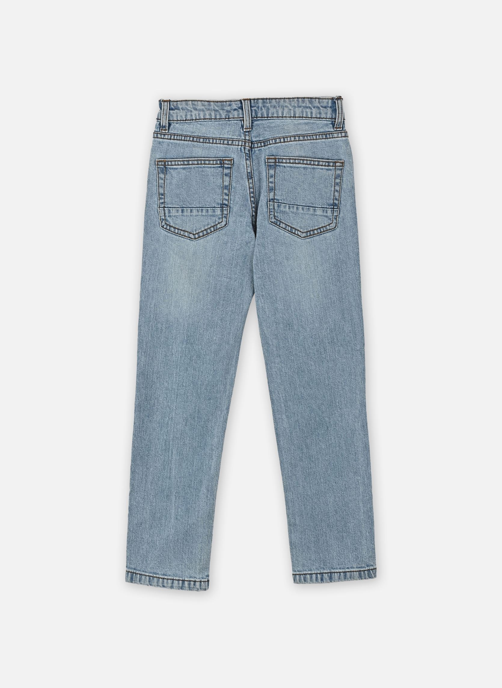 Jeans slim et skinny PSLIM garçon bleu MADE BY Jeans slim et skinny PSLIM garçon bleu DENIM DOUBLE STONE
