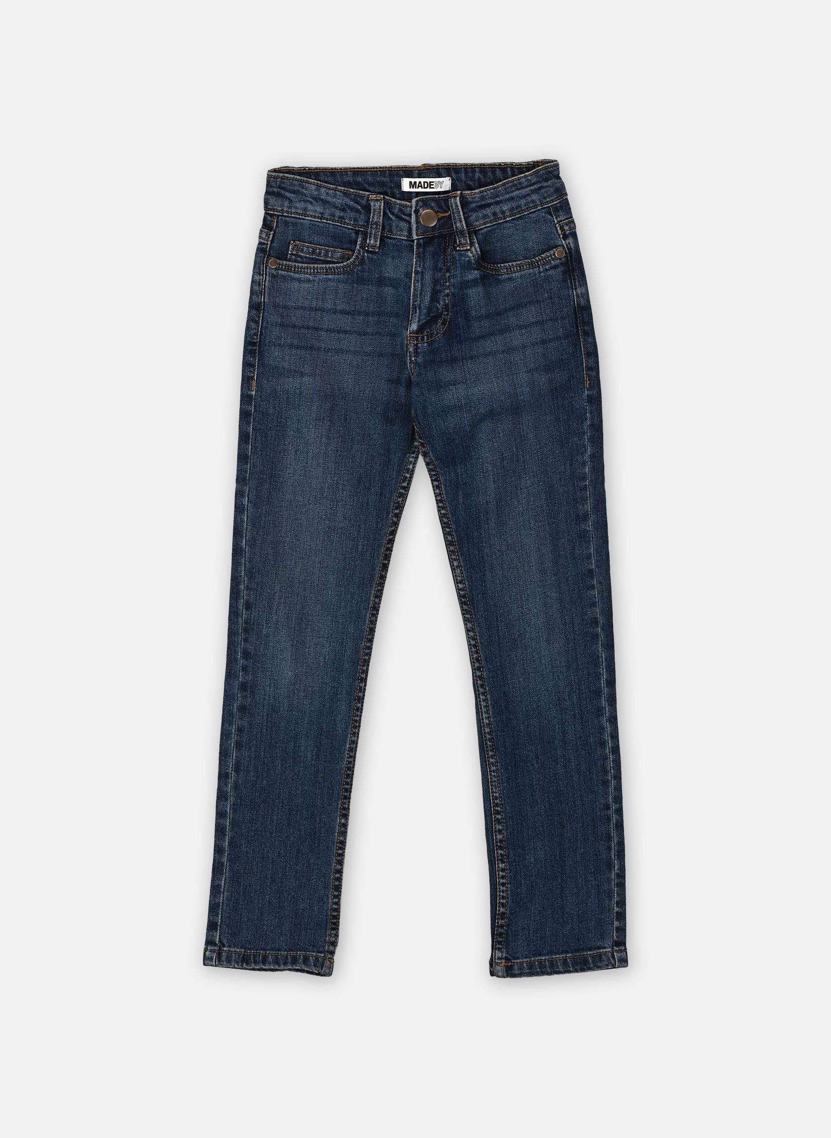 Jeans slim et skinny PSLIM garçon bleu MADE BY Jeans slim et skinny PSLIM garçon bleu DENIM STONE