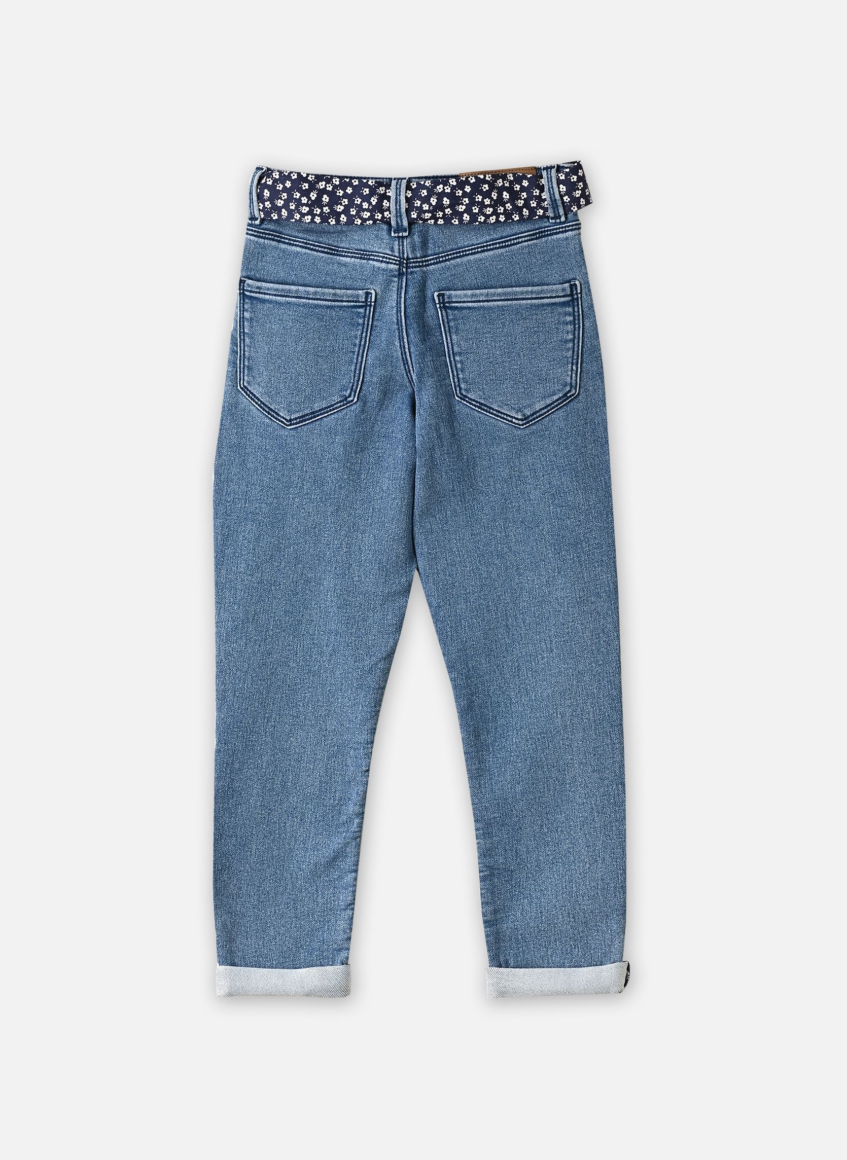 Jeans slim et skinny PSLIMFOULAR fille bleu MADE BY Jeans slim et skinny PSLIMFOULAR fille bleu DENIM STONE