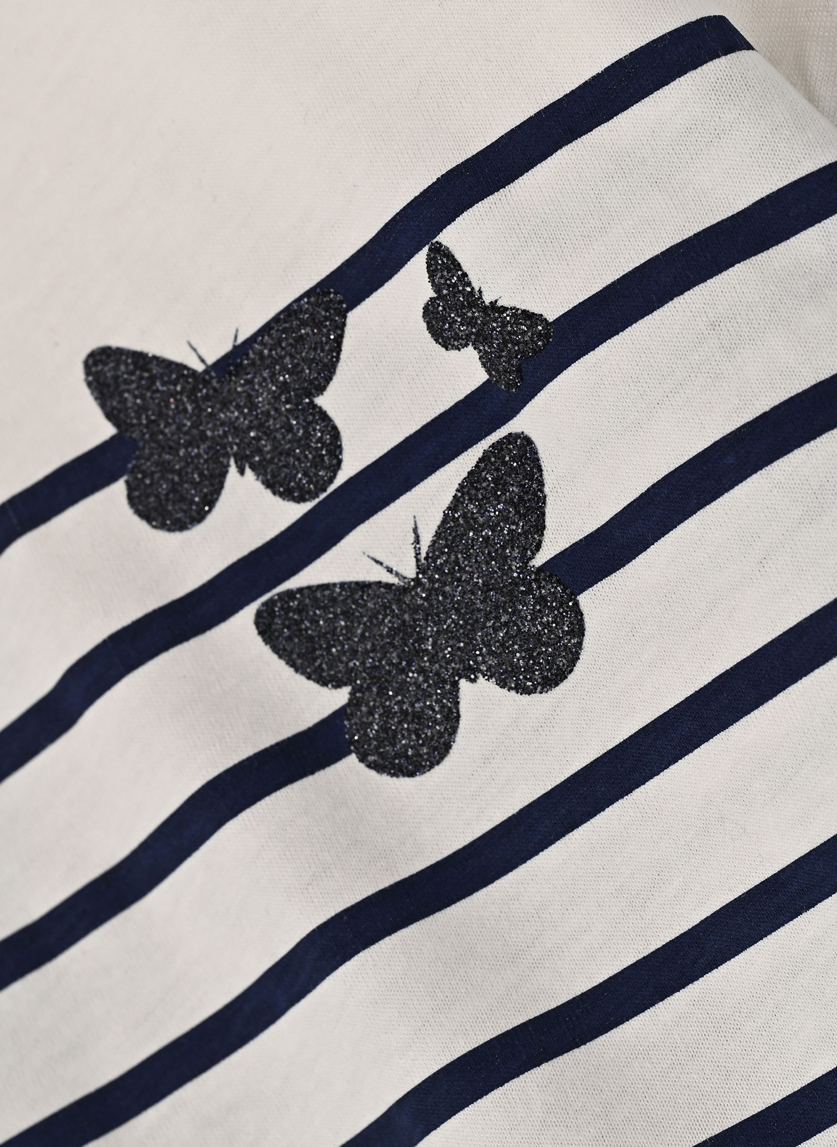 Tee-shirts TMARINE fille marron MADE BY Tee-shirts TMARINE fille marron RAYMAR ECRU_MARINE